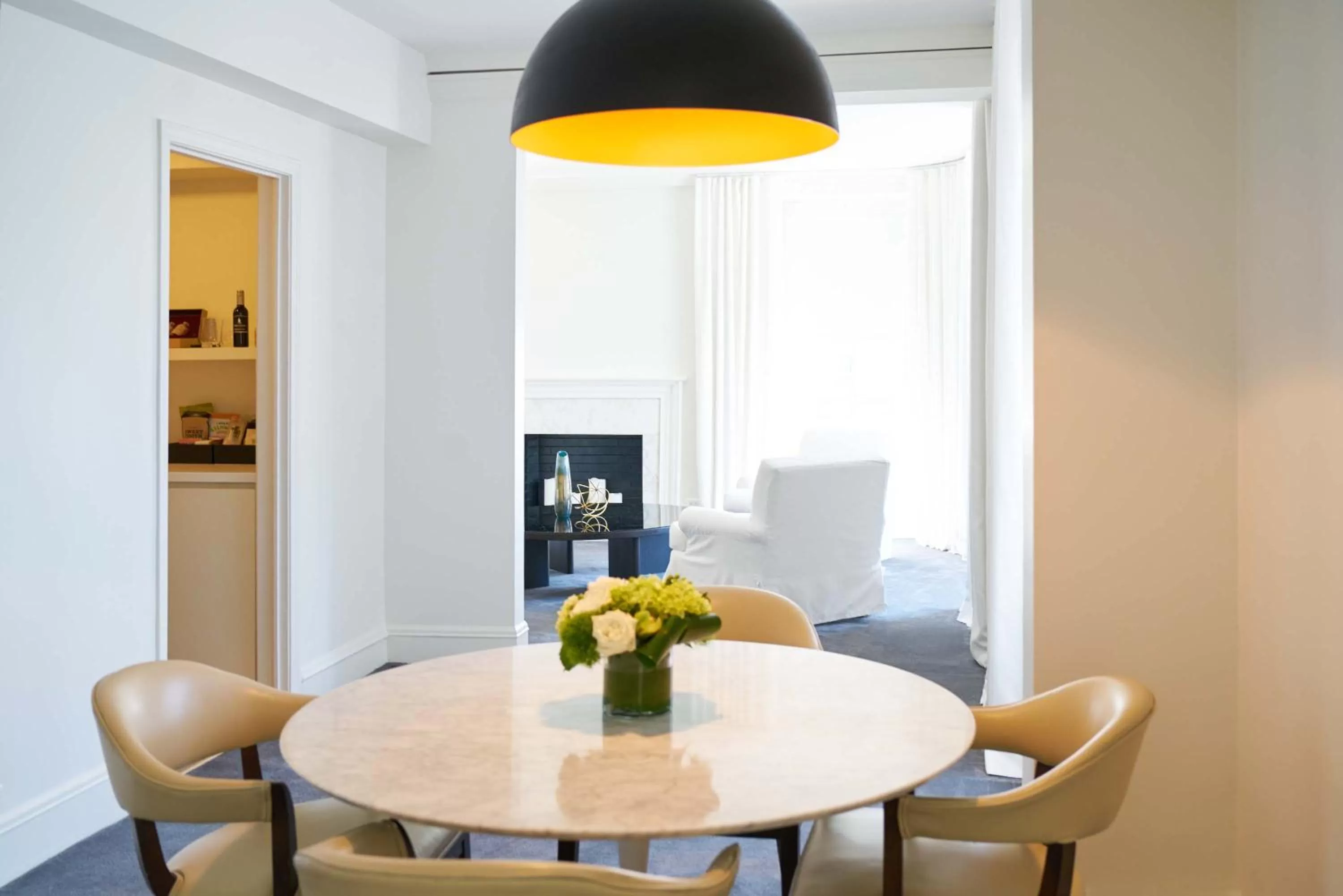 Dining area in Ambassador Chicago, part of JdV by Hyatt