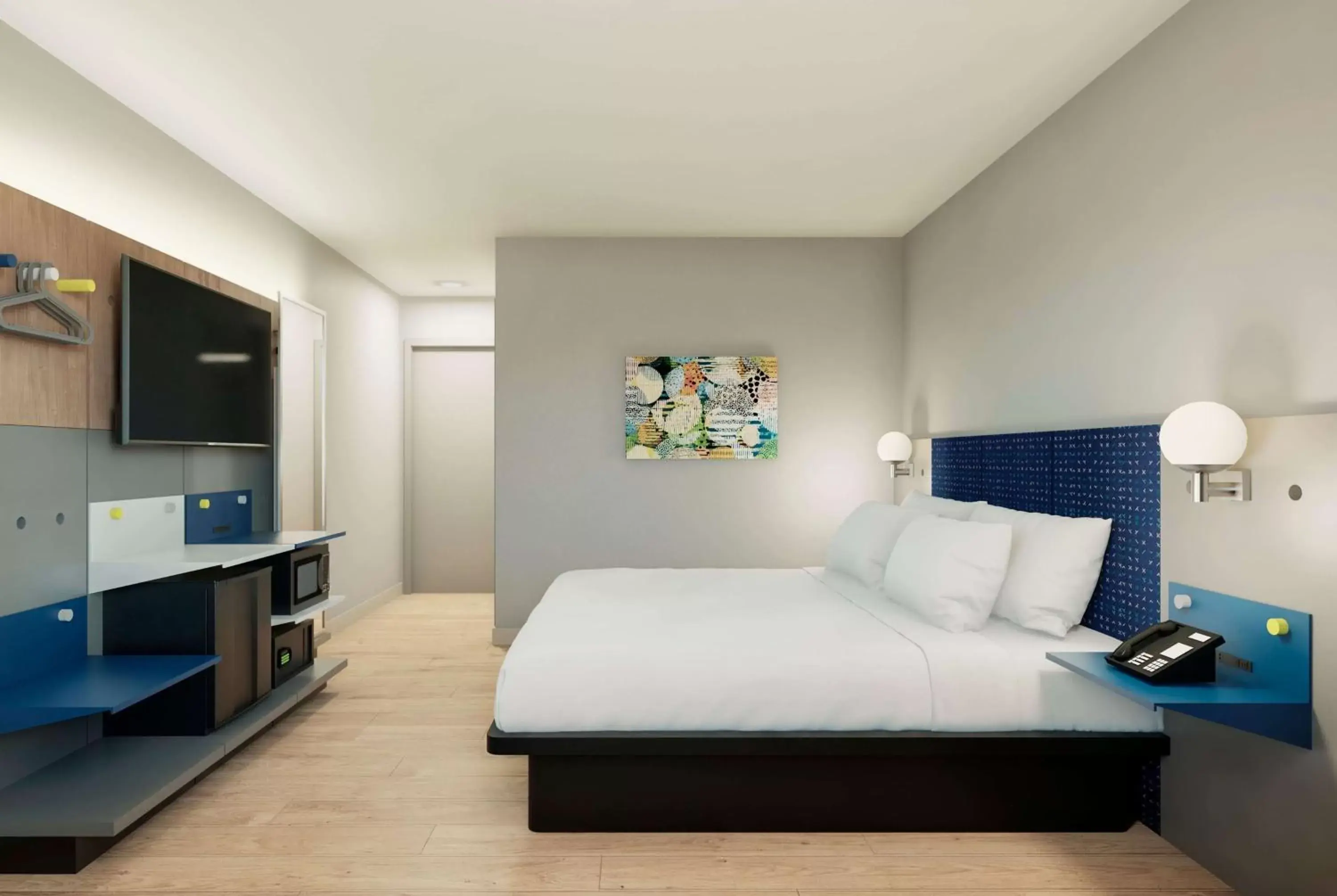 King Room with Roll-In Shower - Mobility Access/Non-Smoking in Microtel Inn & Suites by Wyndham Winchester King Room with Roll-In Shower - Mobility Access/Non-Smoking in Microtel Inn & Suites by Wyndham Winchester