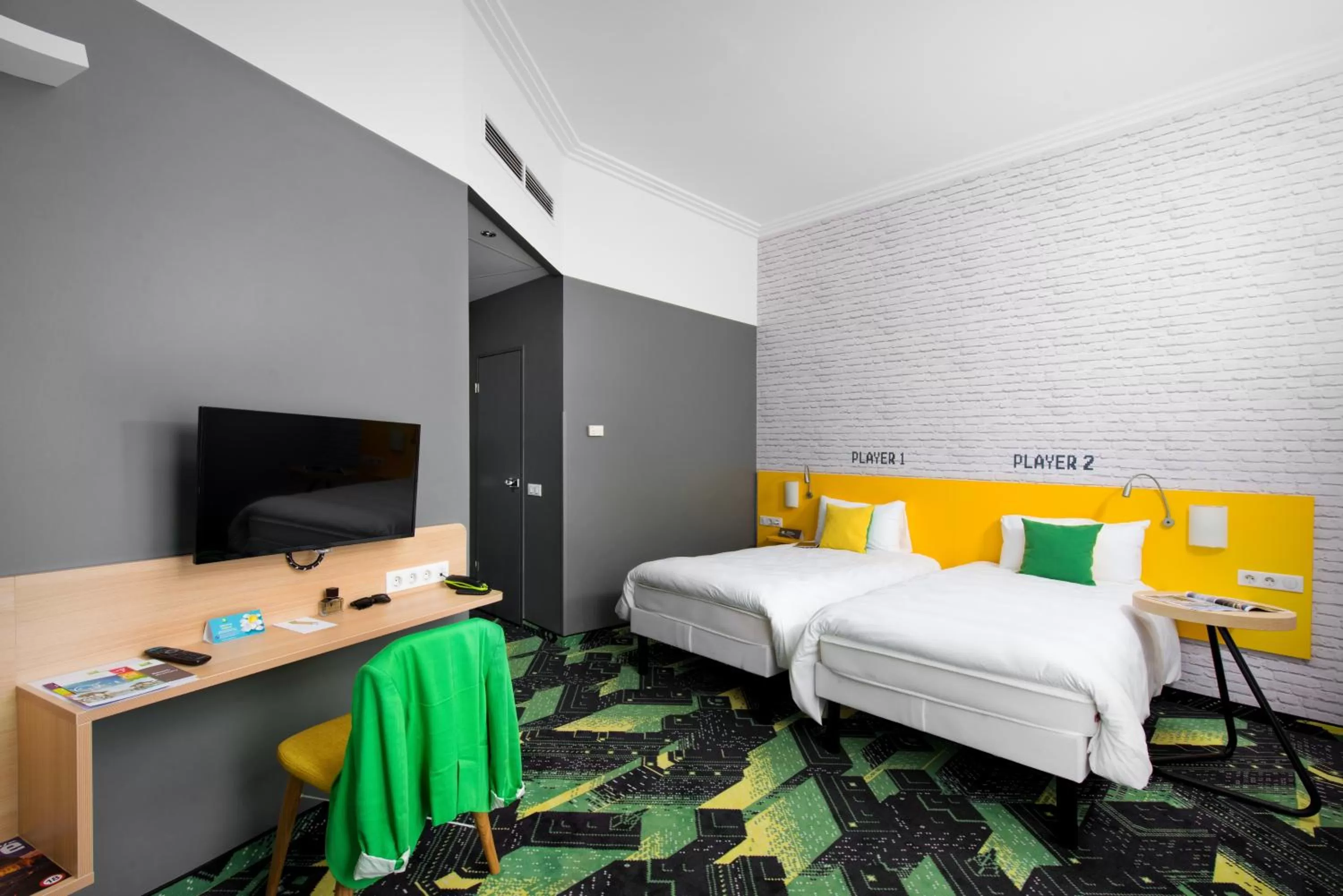 Bed in Ibis Styles Budapest Center