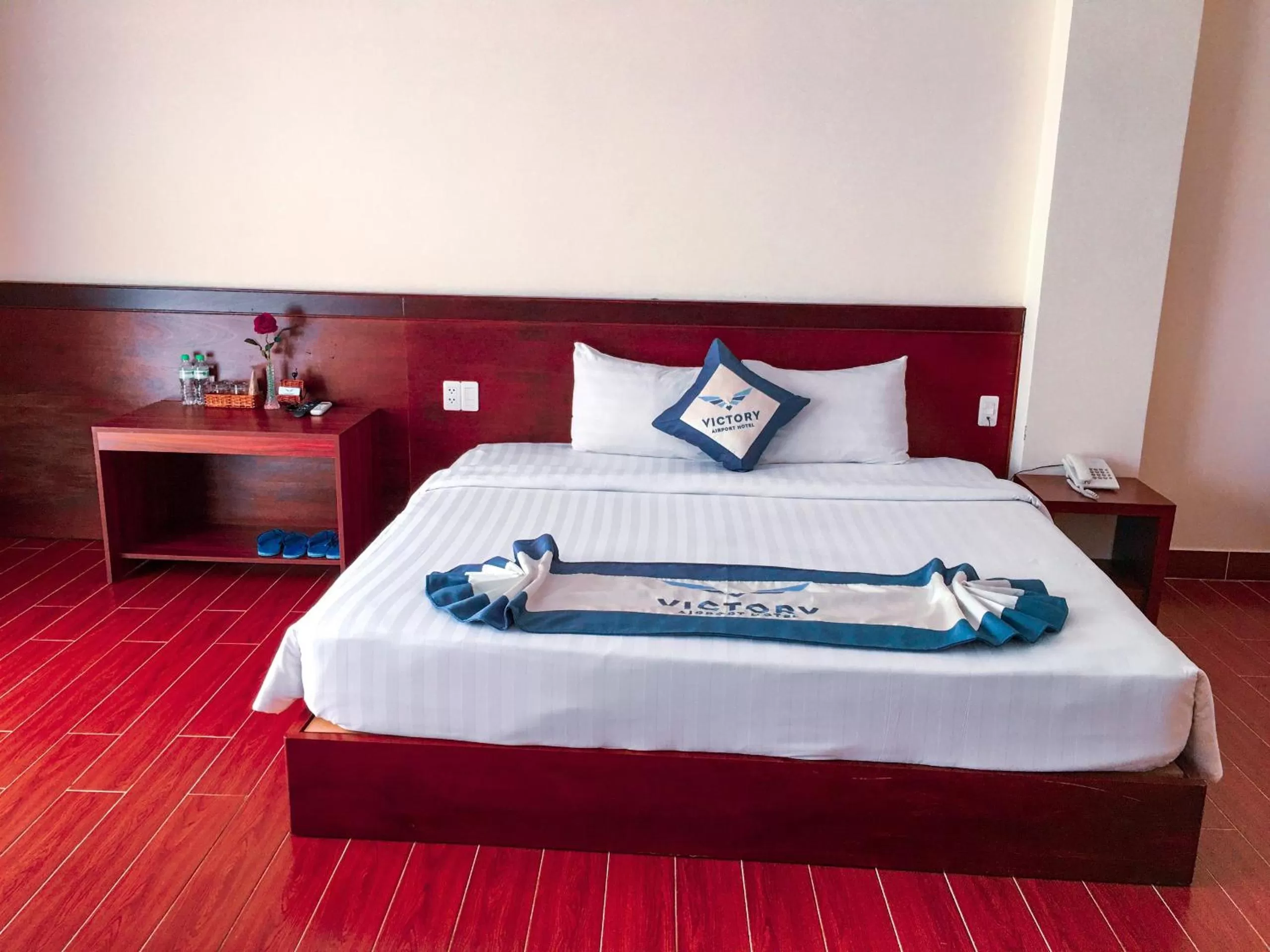 Bed in Victory Airport Hotel