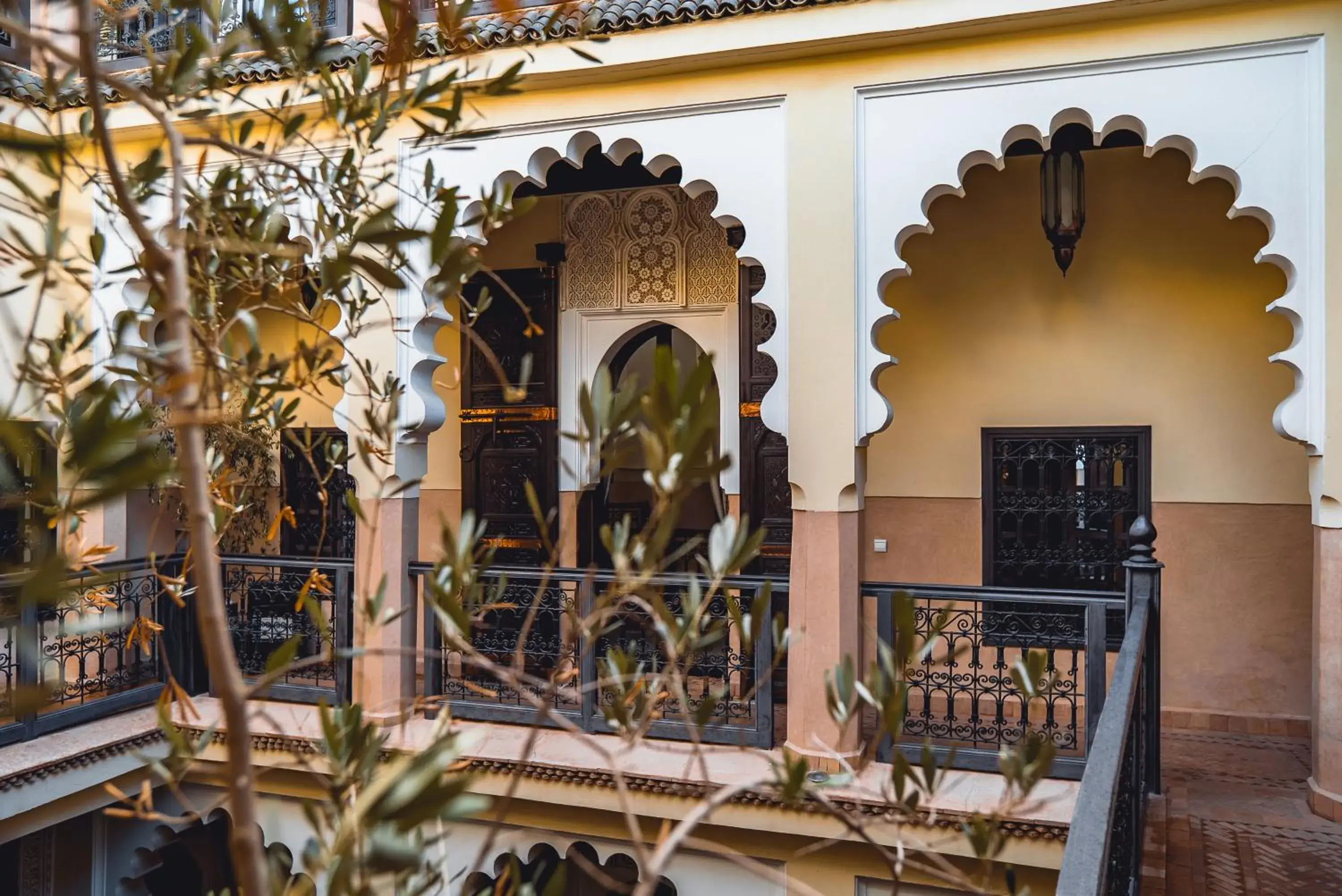 Decorative detail in Riad Ambre et Epices