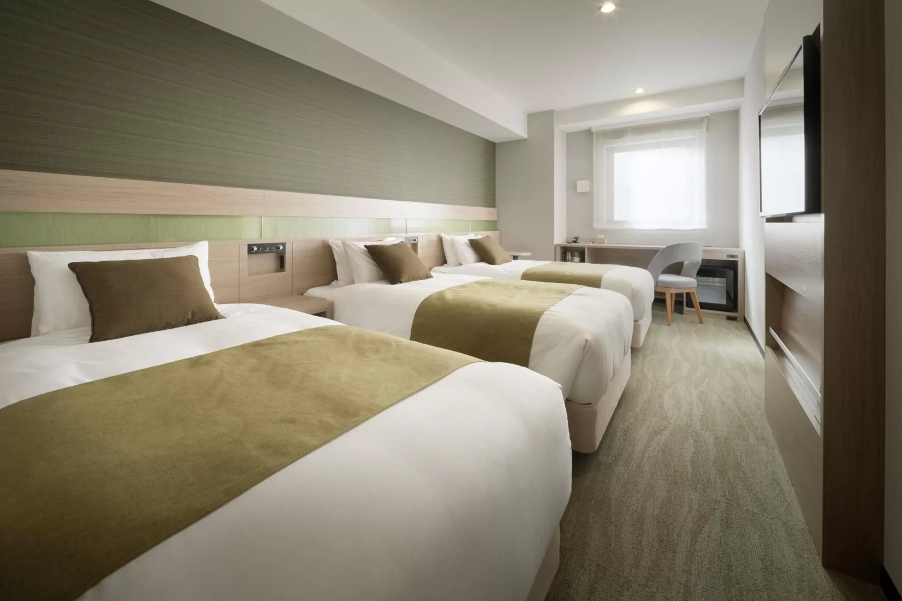 Photo of the whole room, Bed in Nest Hotel Hakata Station