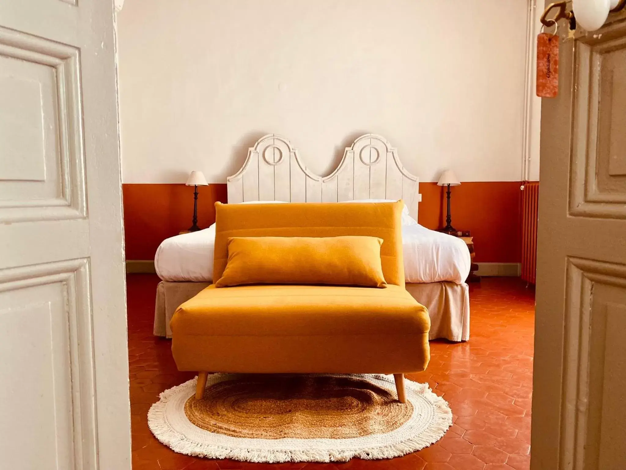 Bed in Château le Bouïs