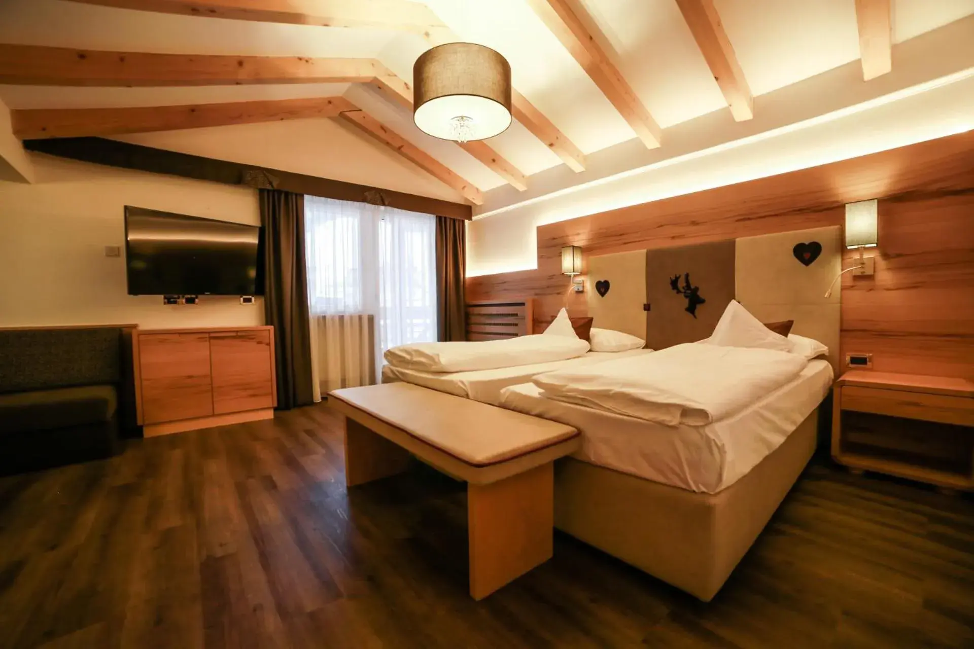 Bedroom, Bed in Hotel Freina