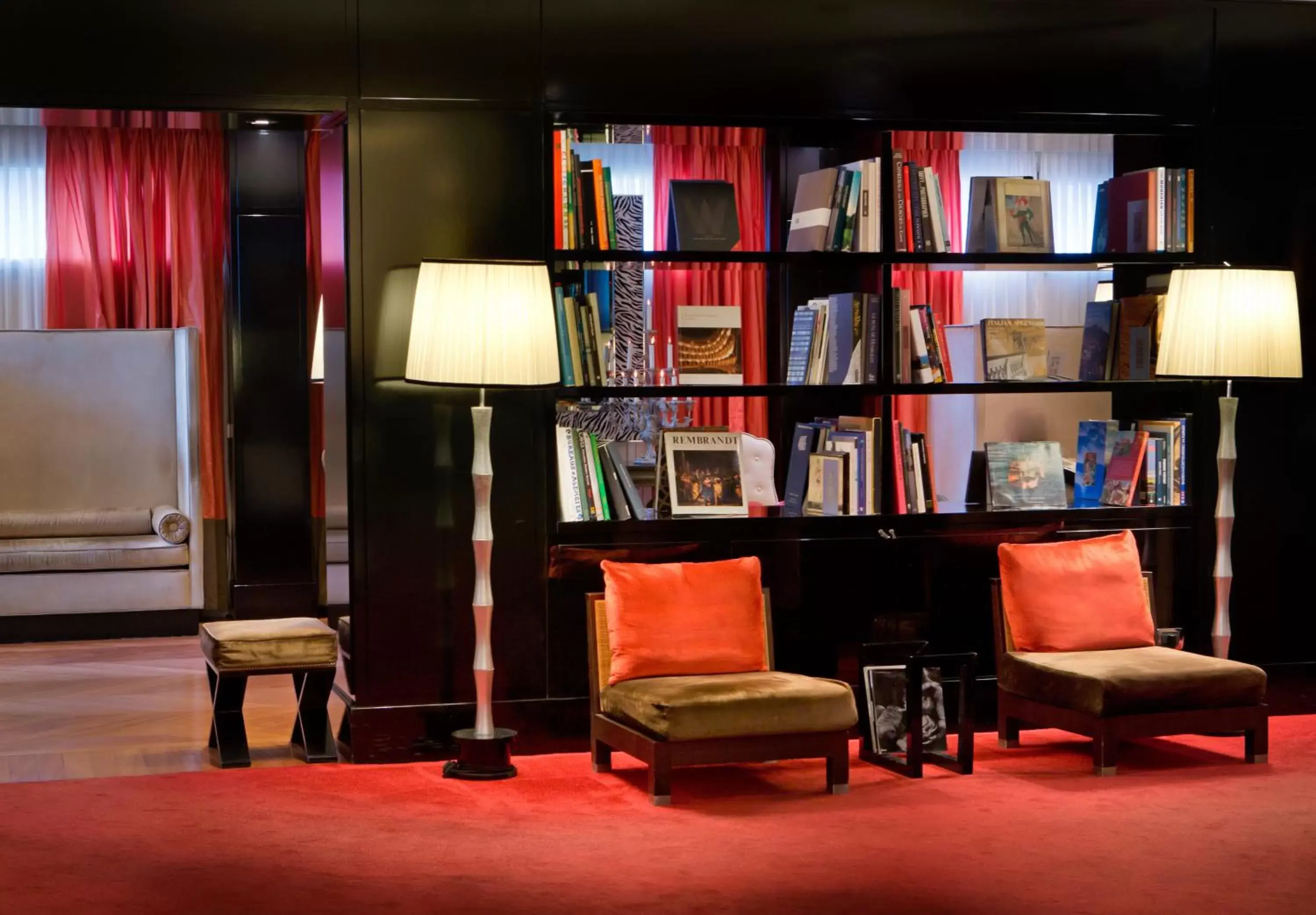 Lobby or reception, Library in Starhotels Anderson