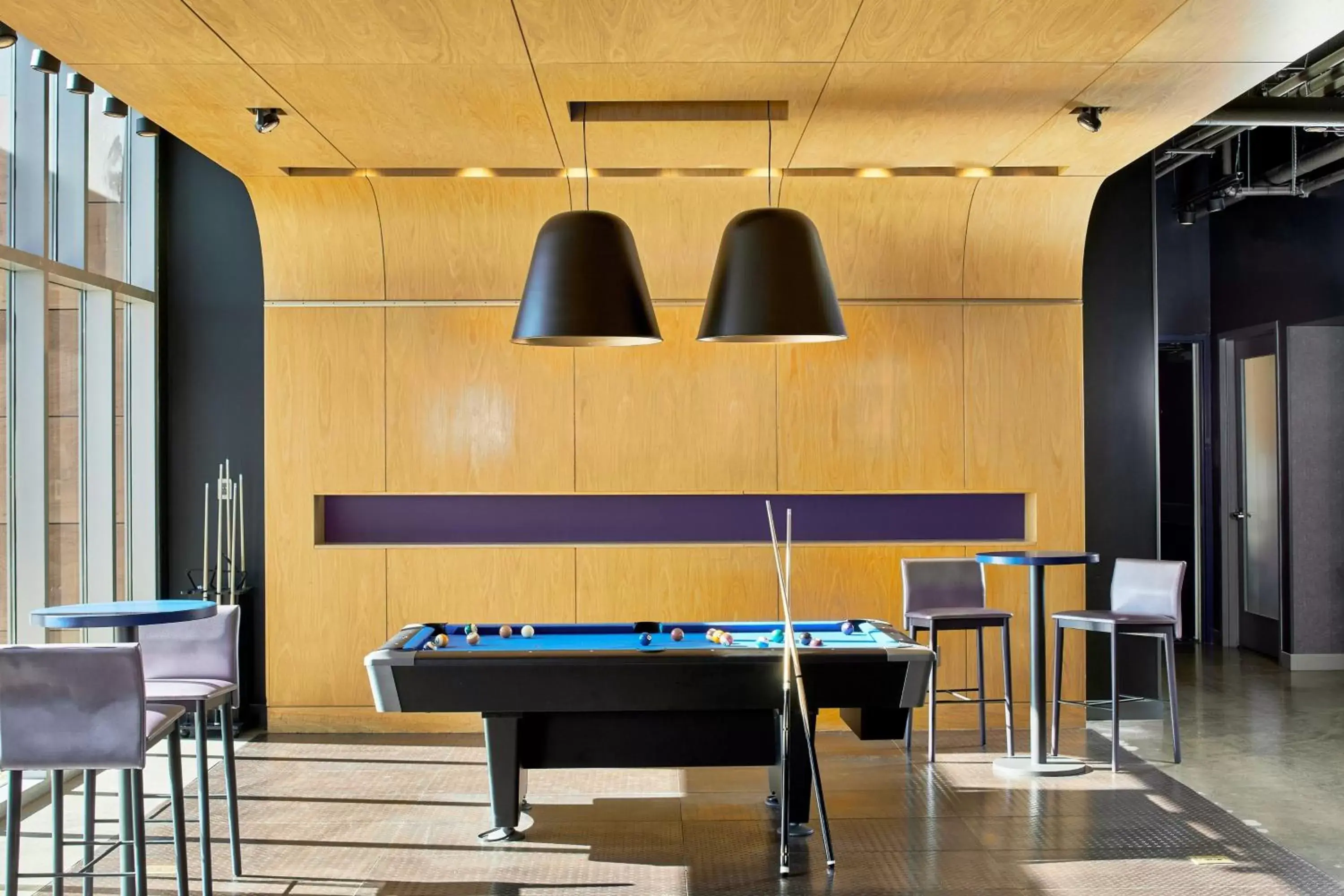 Lobby or reception, Billiards in Aloft Dulles Airport North