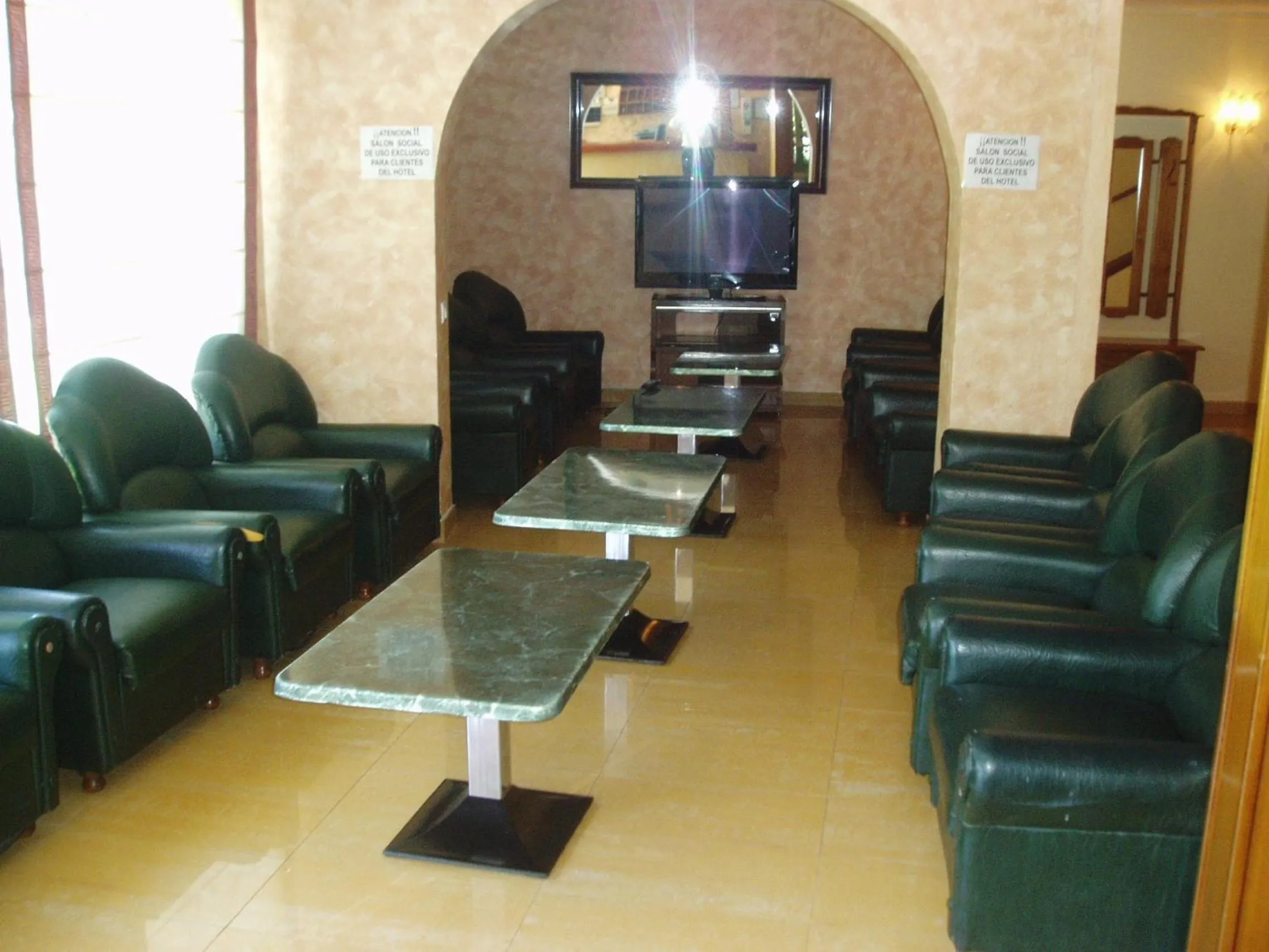 Lobby or reception in Hotel Manzanares