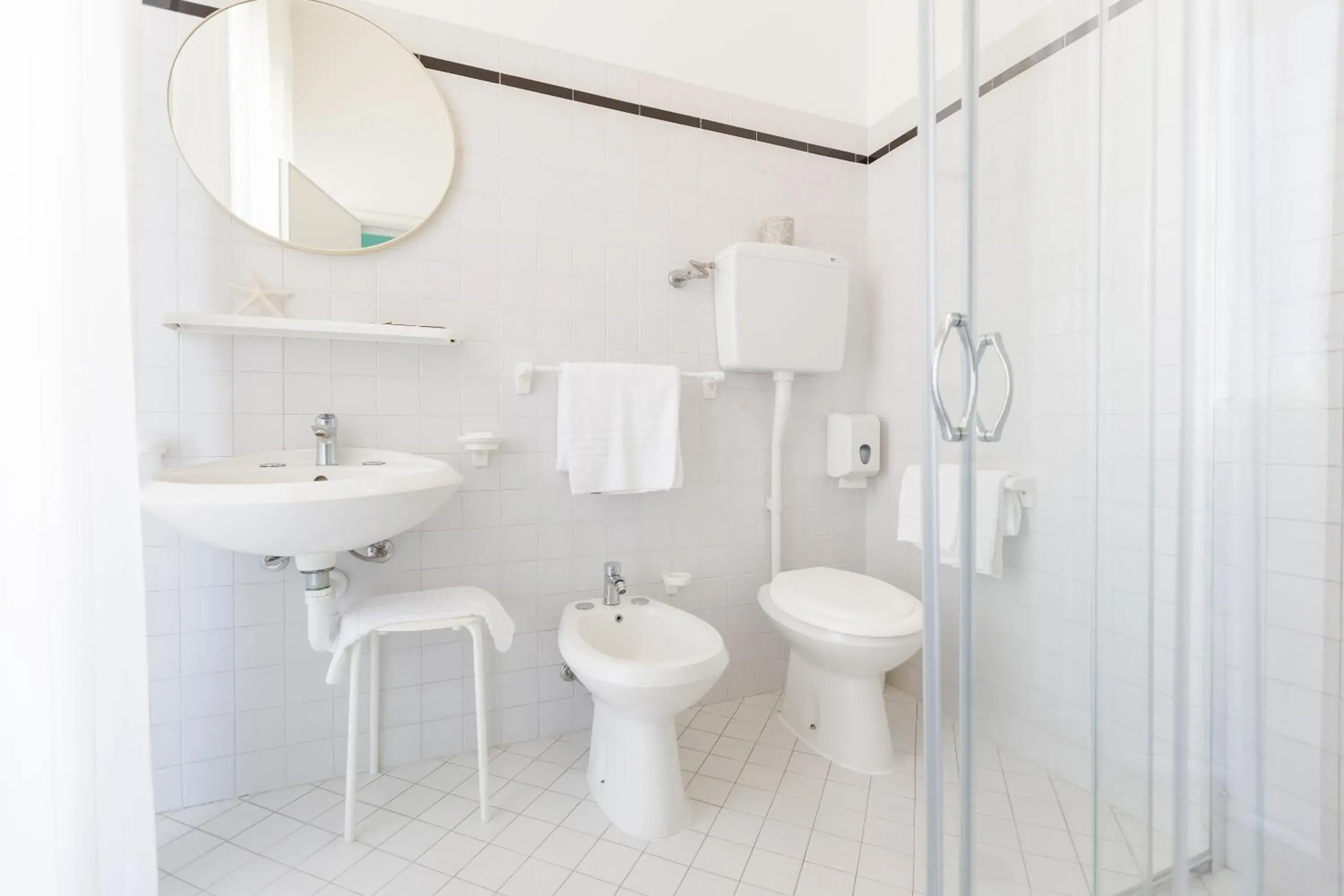 Bathroom in Hotel Sanremo