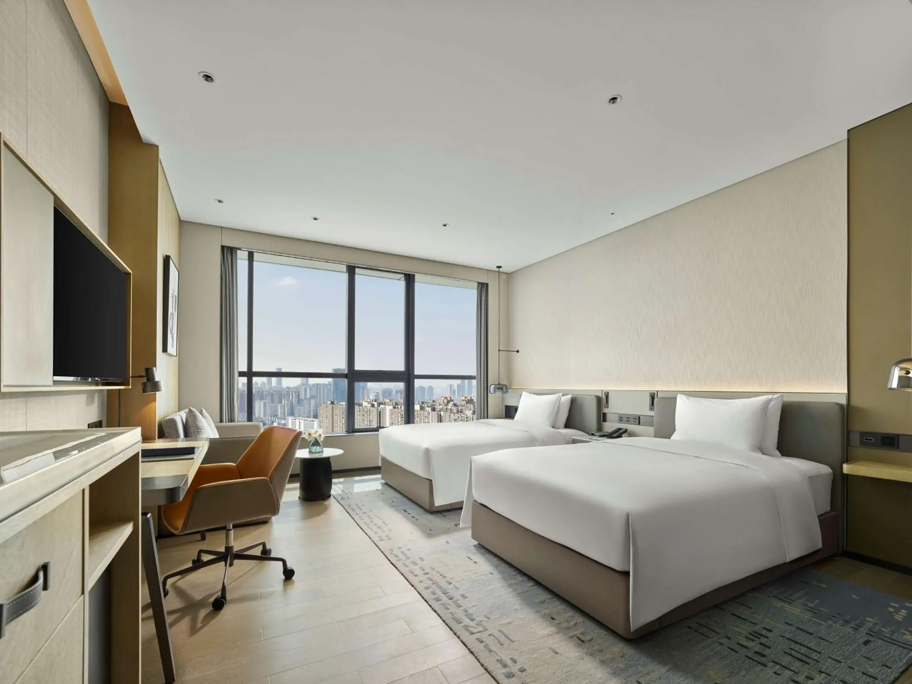 Bedroom, Bed in DoubleTree By Hilton Chengdu Riverside