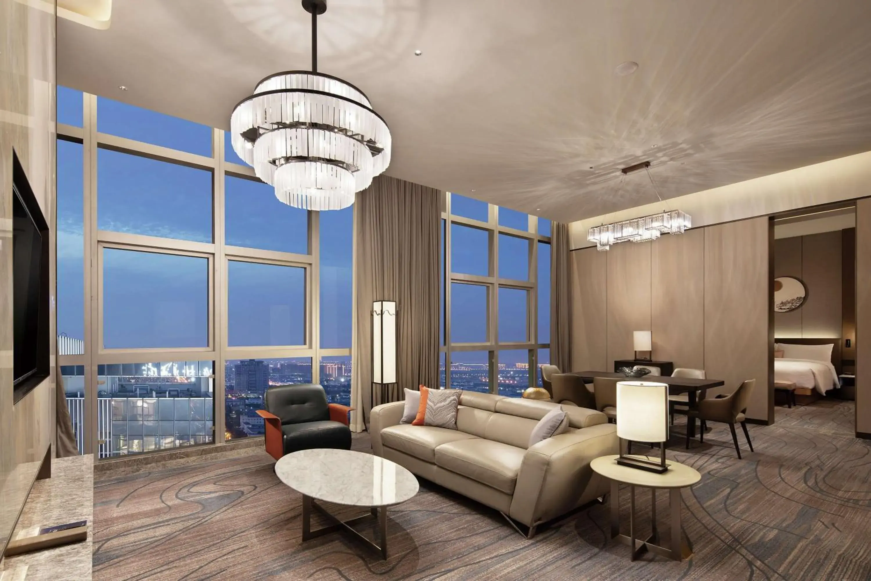 Bedroom, Seating Area in Doubletree By Hilton Suzhou Wujiang