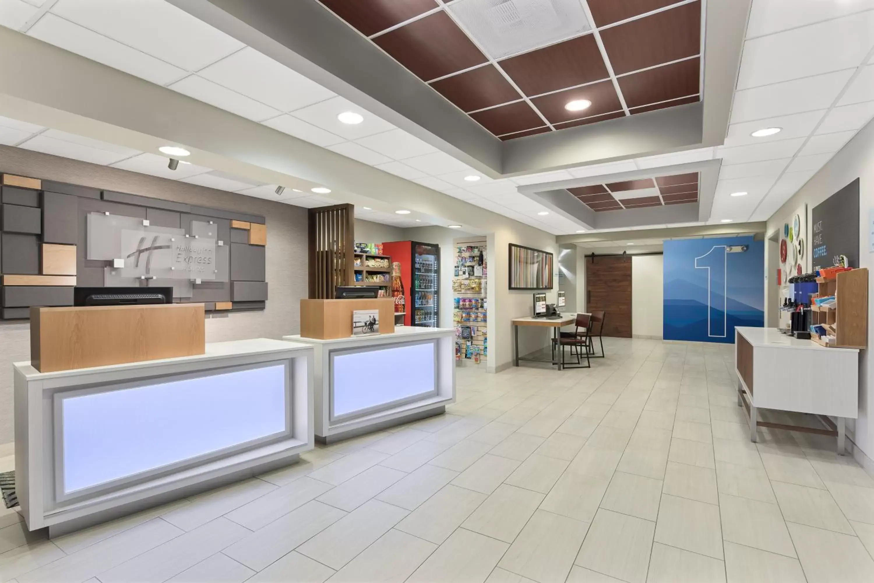 Property building, Lobby/Reception in Holiday Inn Express Hotel & Suites Byron, an IHG Hotel