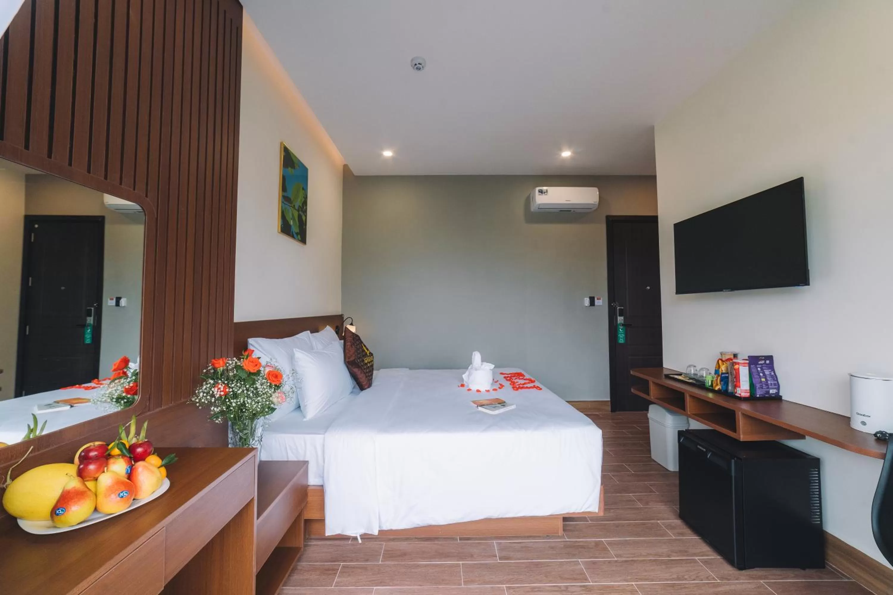 Bedroom, Bed in GREENECO DA LAT HOTEL - Khách sạn Green Eco Đà Lạt
