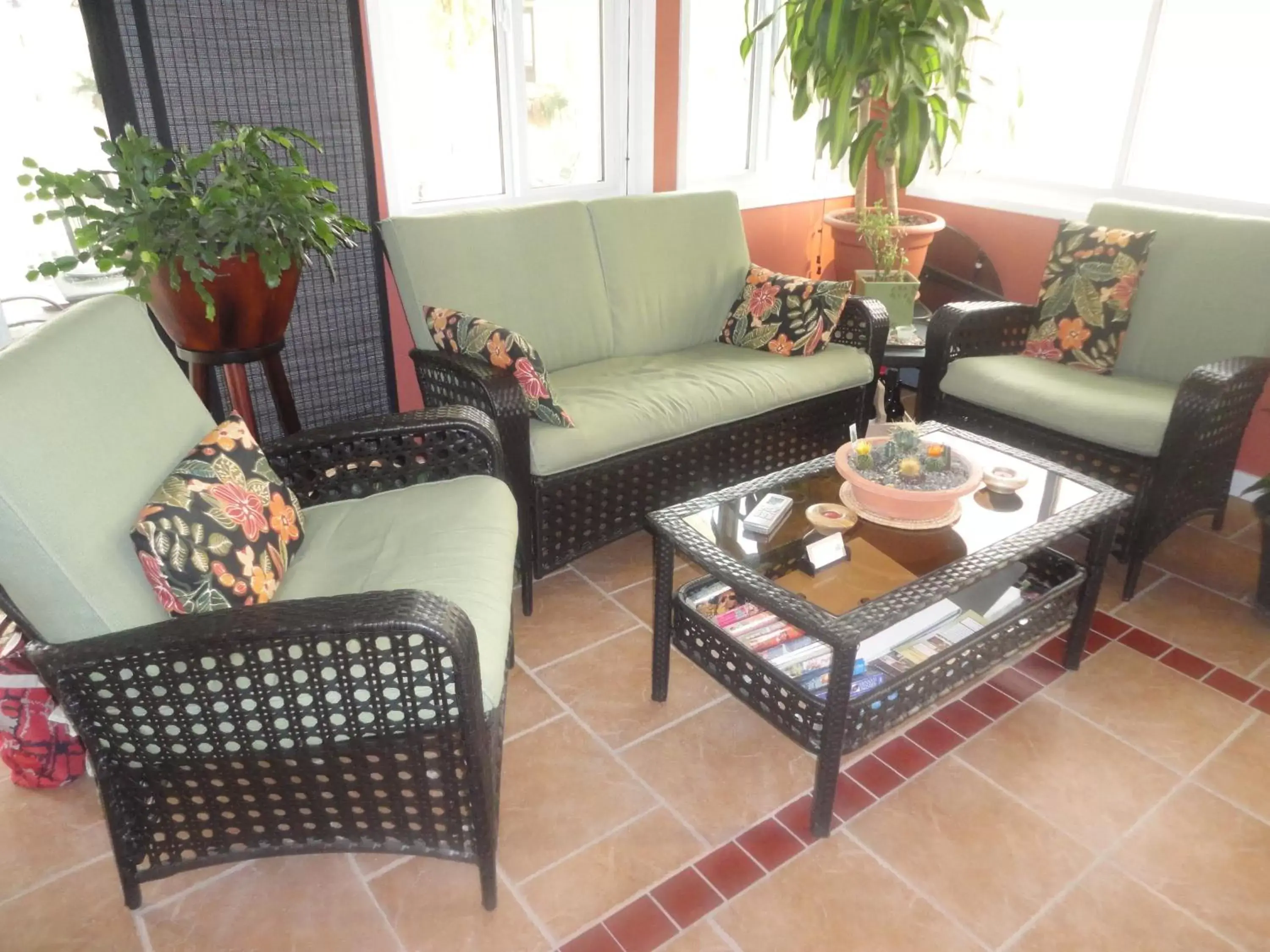 Seating Area in Vintage Merlot Bed and Breakfast