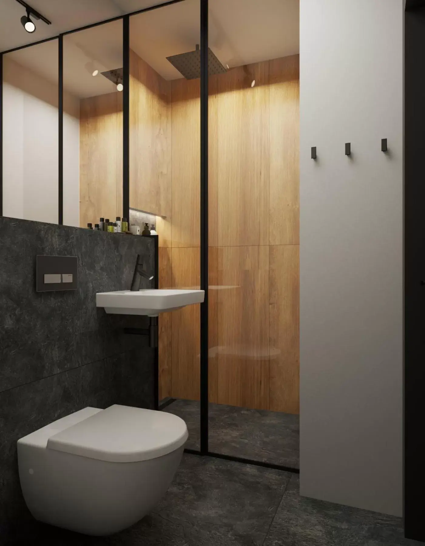 Bathroom in Hotel New Skanpol Bathroom in Hotel New Skanpol