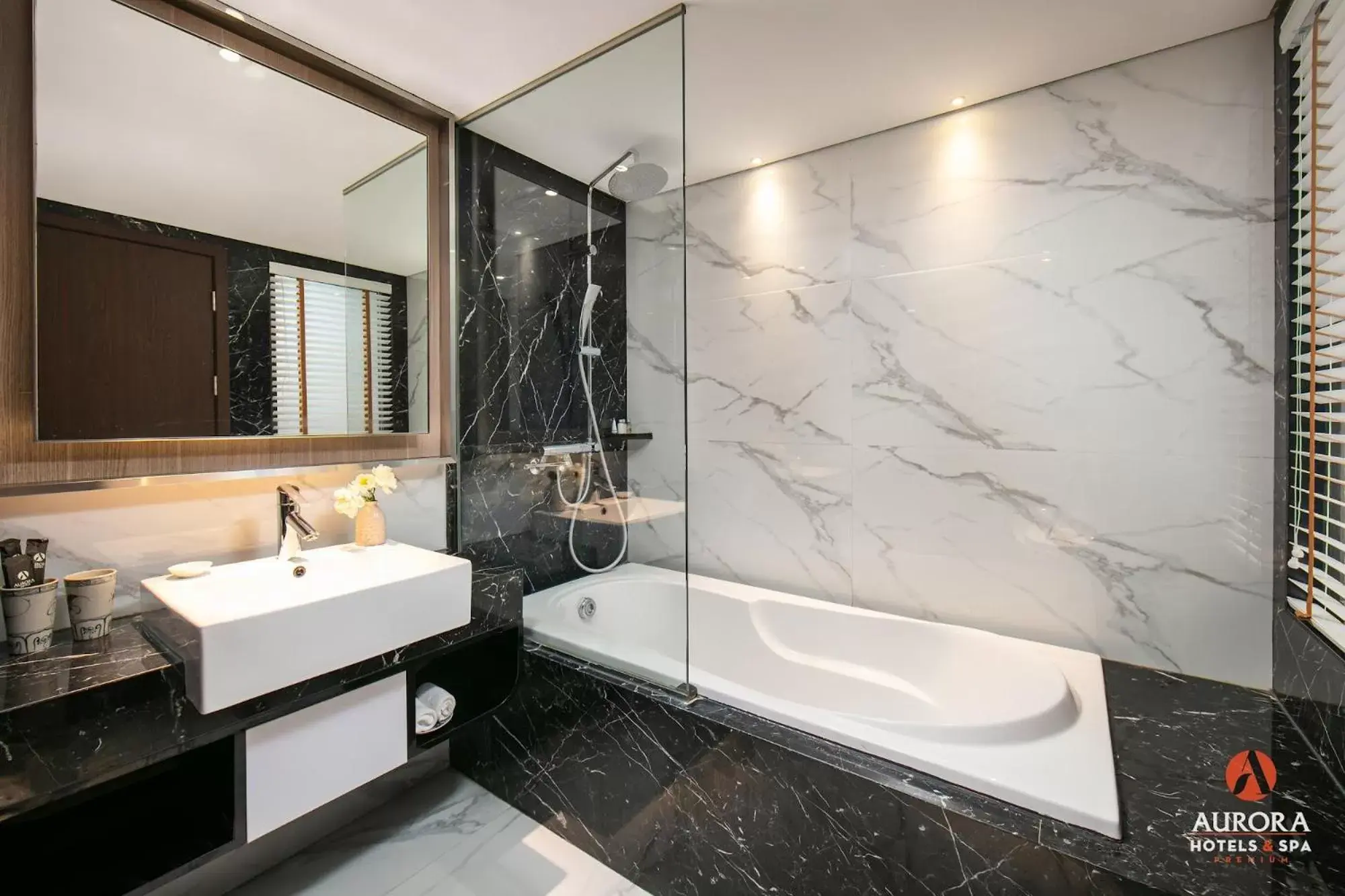 Bathroom in Aurora Premium Hotel & Spa