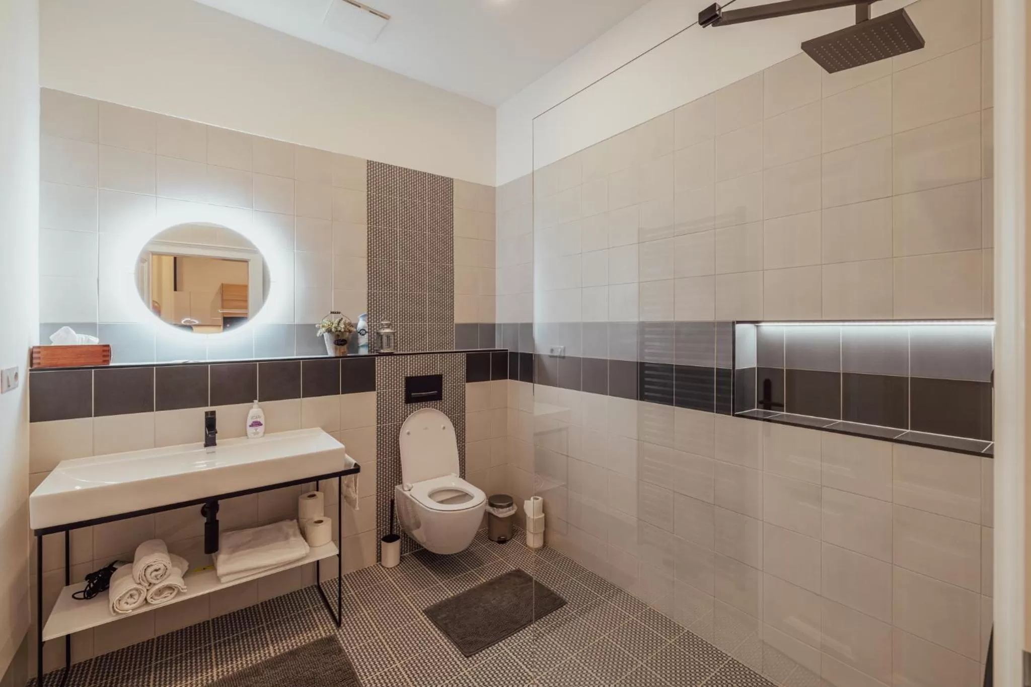 Bathroom in Apartmány Marienhof