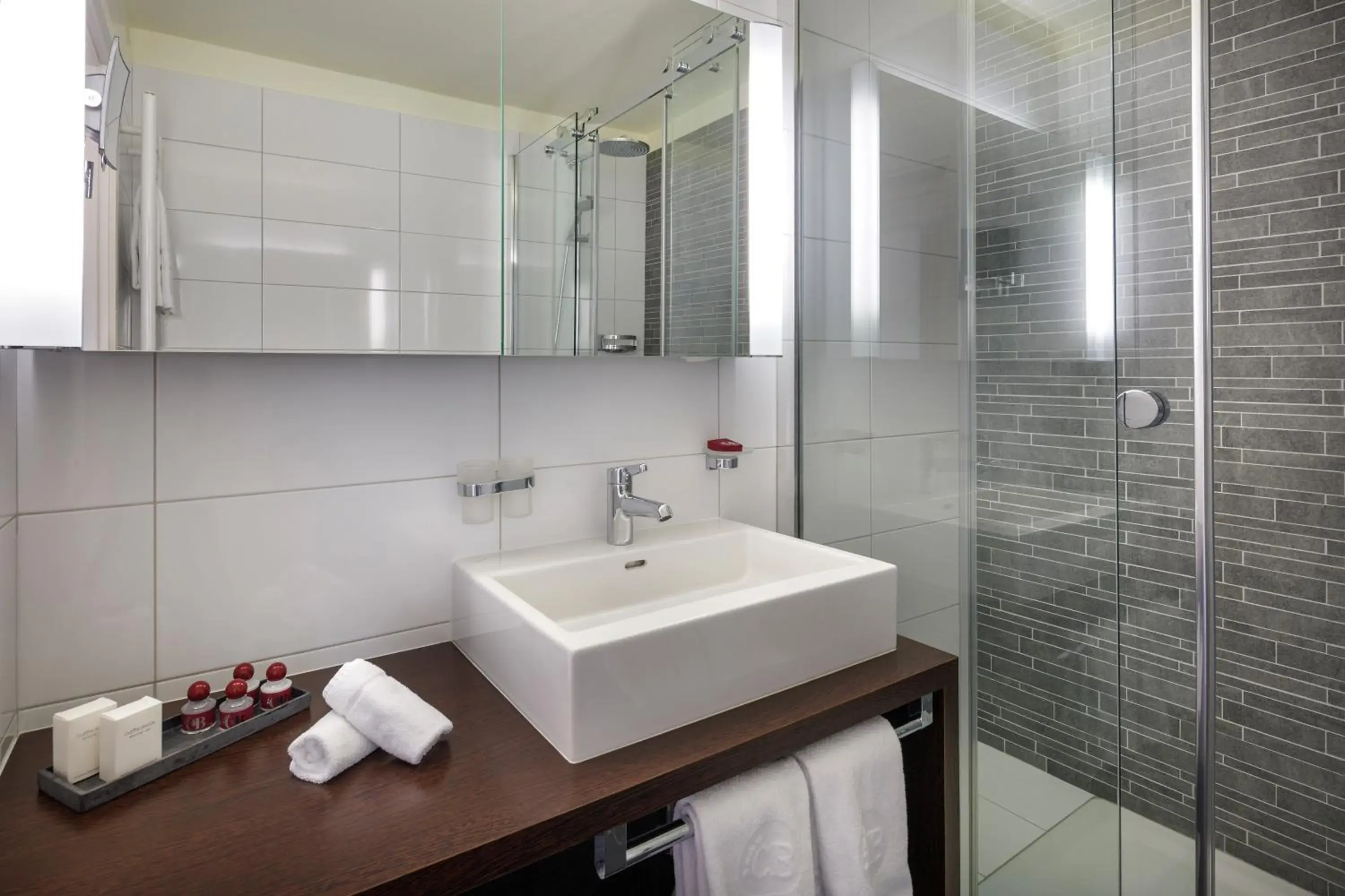 Shower, Bathroom in Casa Berno Swiss Quality Hotel