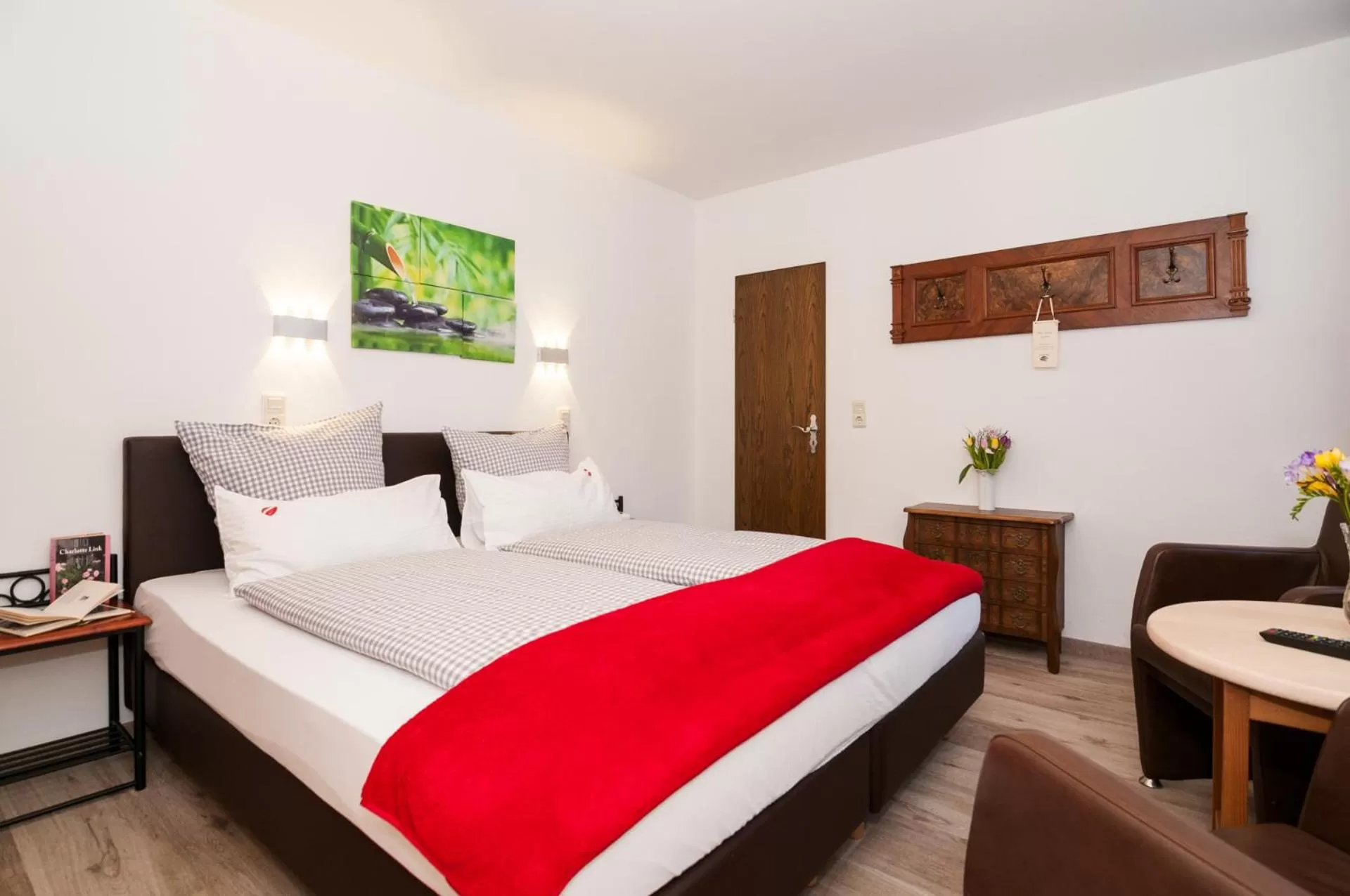 Bedroom, Bed in Hotel Effland -Sauna -Pool