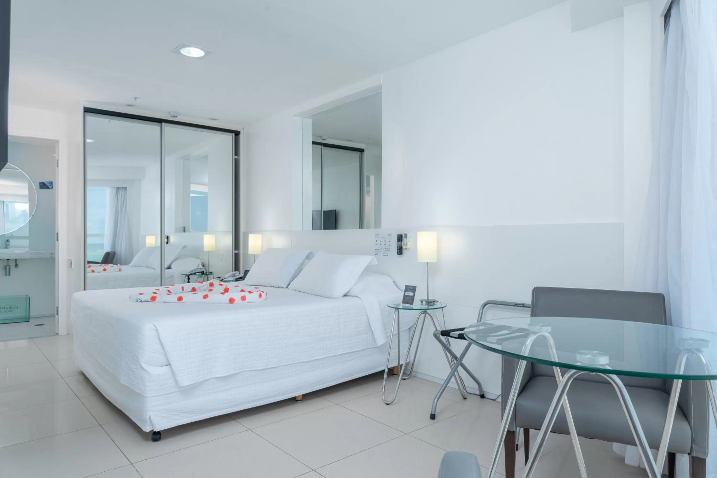 Bed in Hotel Brisa Praia Pajuçara