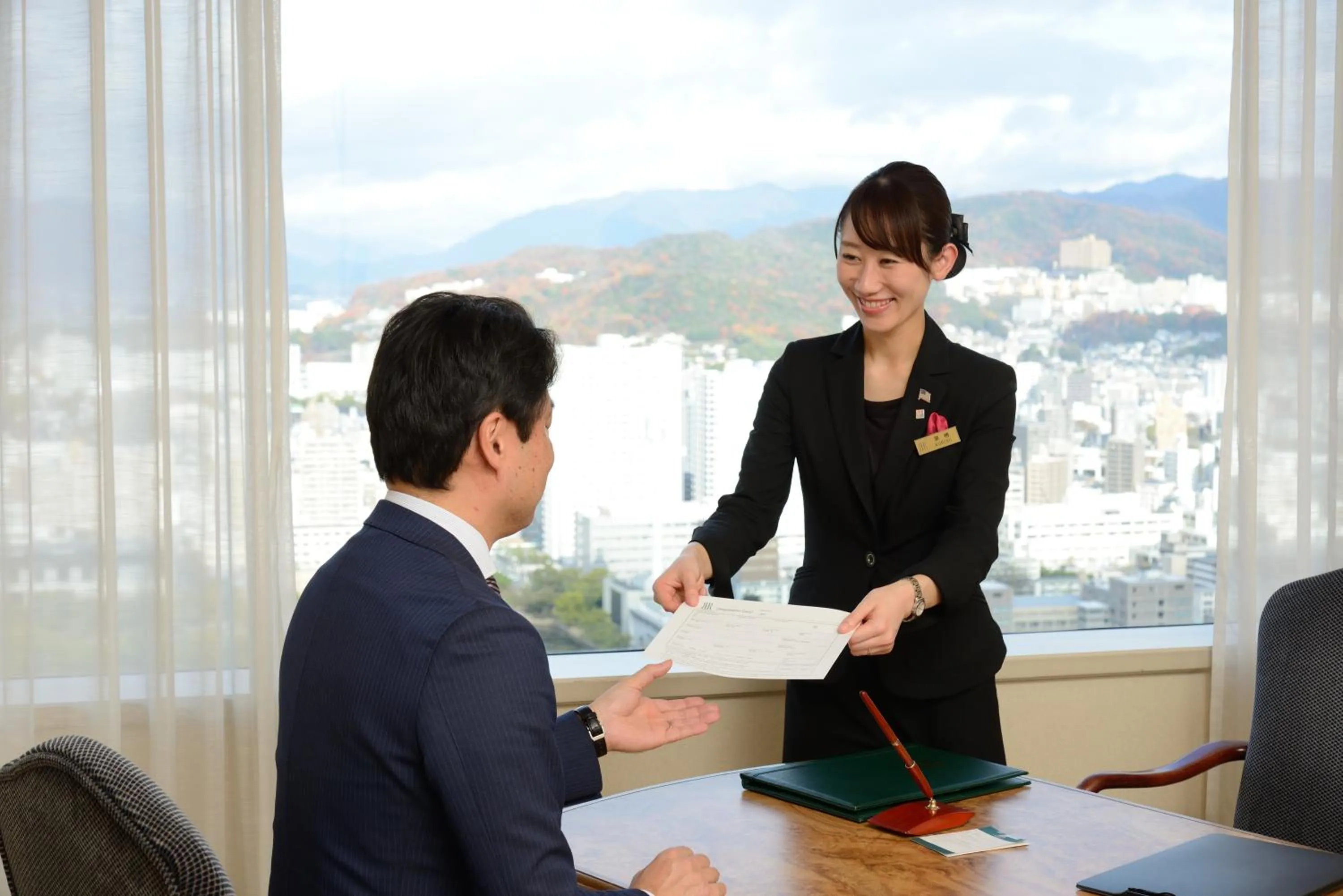 Staff in Rihga Royal Hotel Hiroshima
