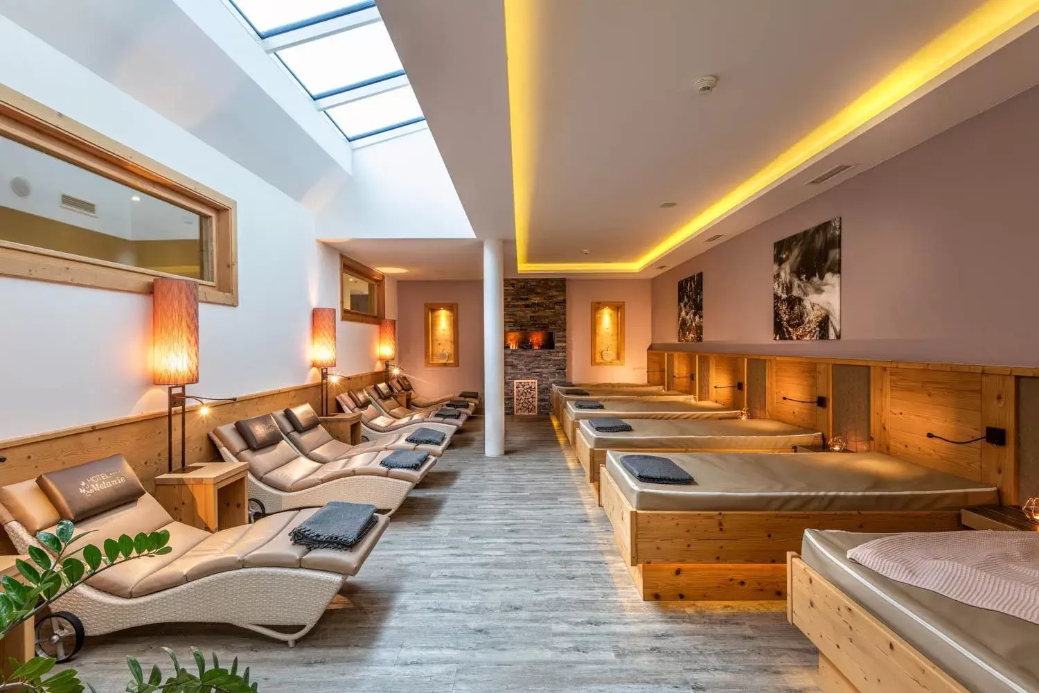 Spa and wellness centre/facilities in Hotel Garni Melanie Spa and wellness centre/facilities in Hotel Garni Melanie