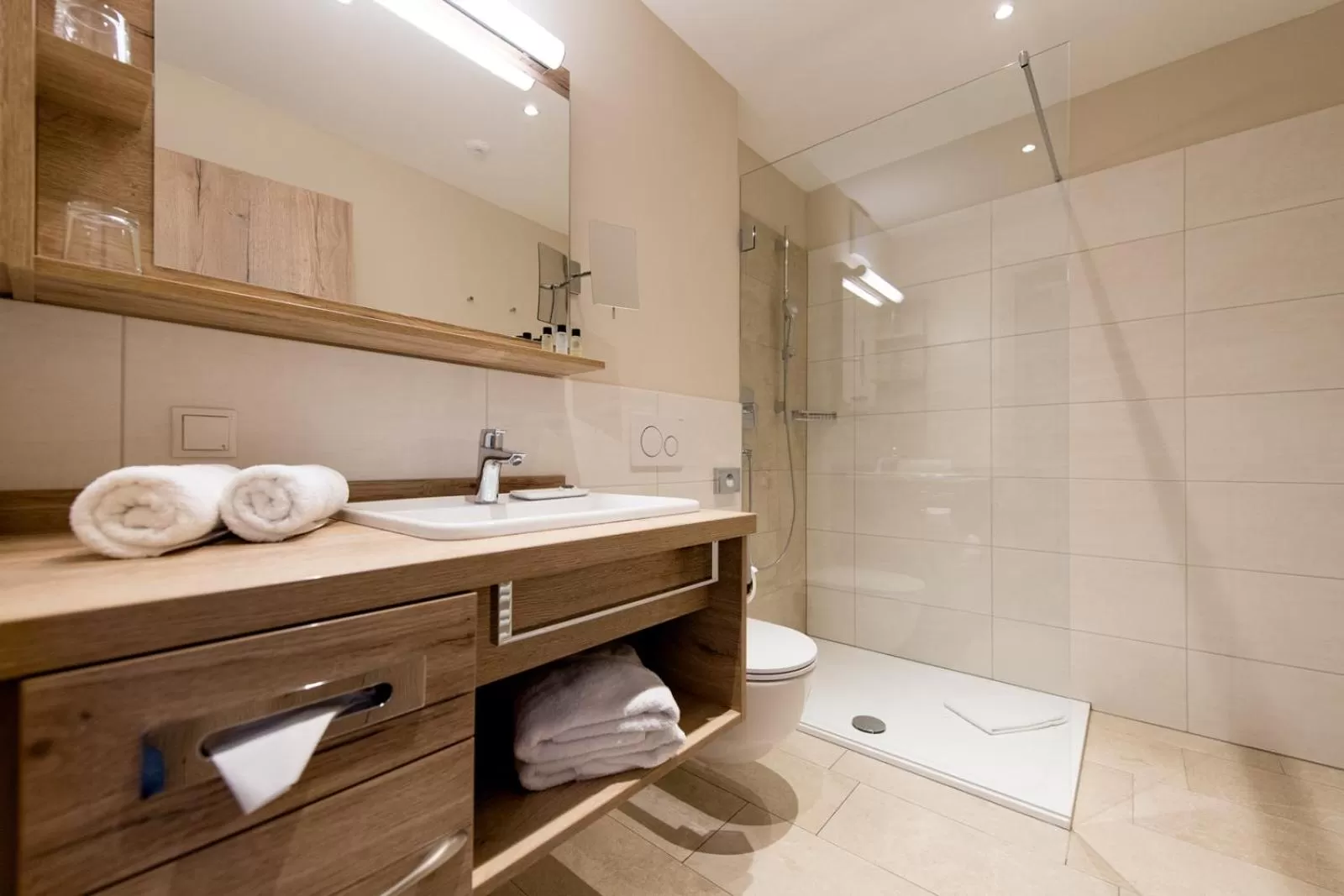 Shower in Hotel Krone