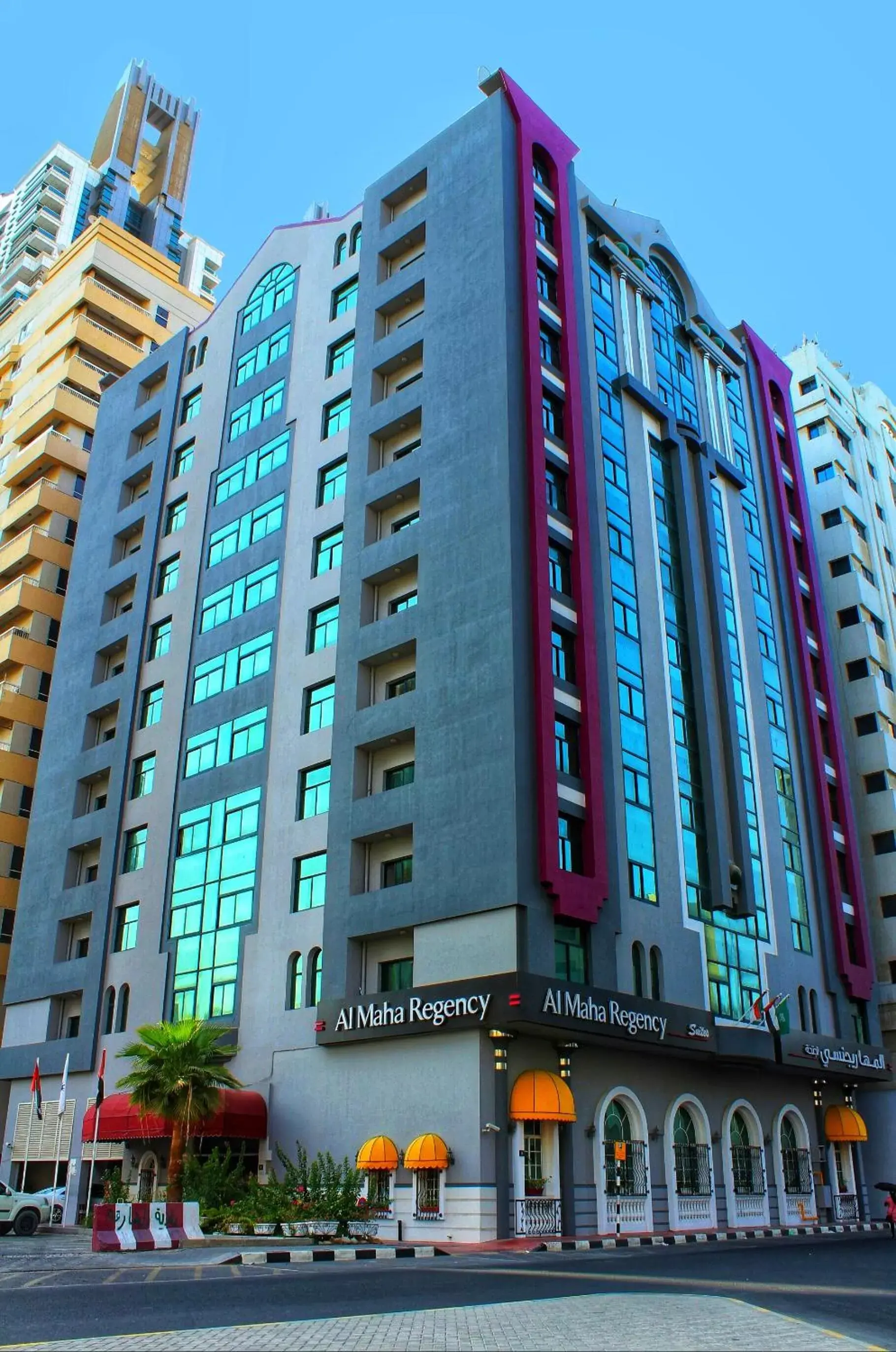 Property building in Al Maha Regency Hotel Suites - Managed by Aoudi Consultants Property building in Al Maha Regency Hotel Suites - Managed by Aoudi Consultants