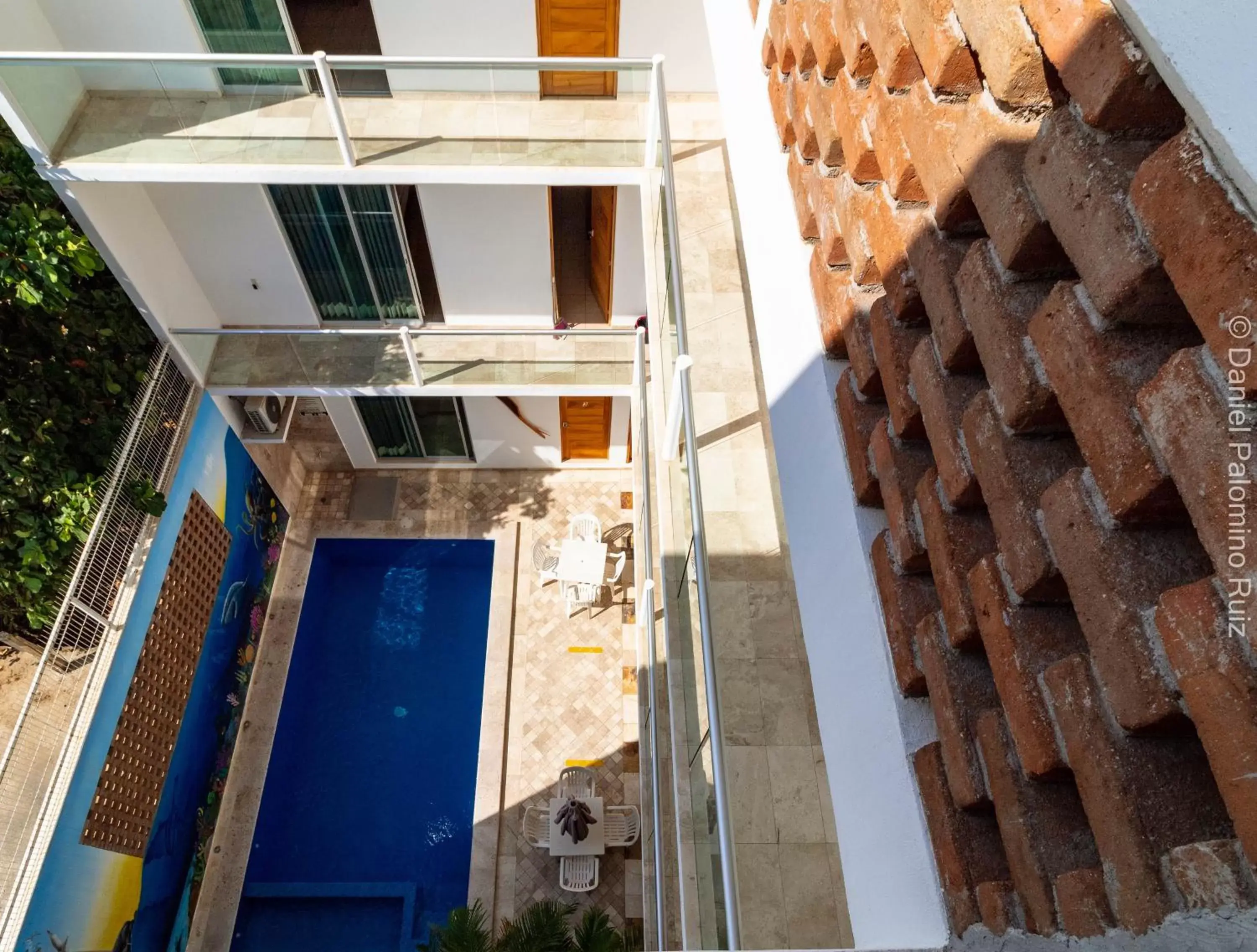 Pool View in Hotel Casa Pridda