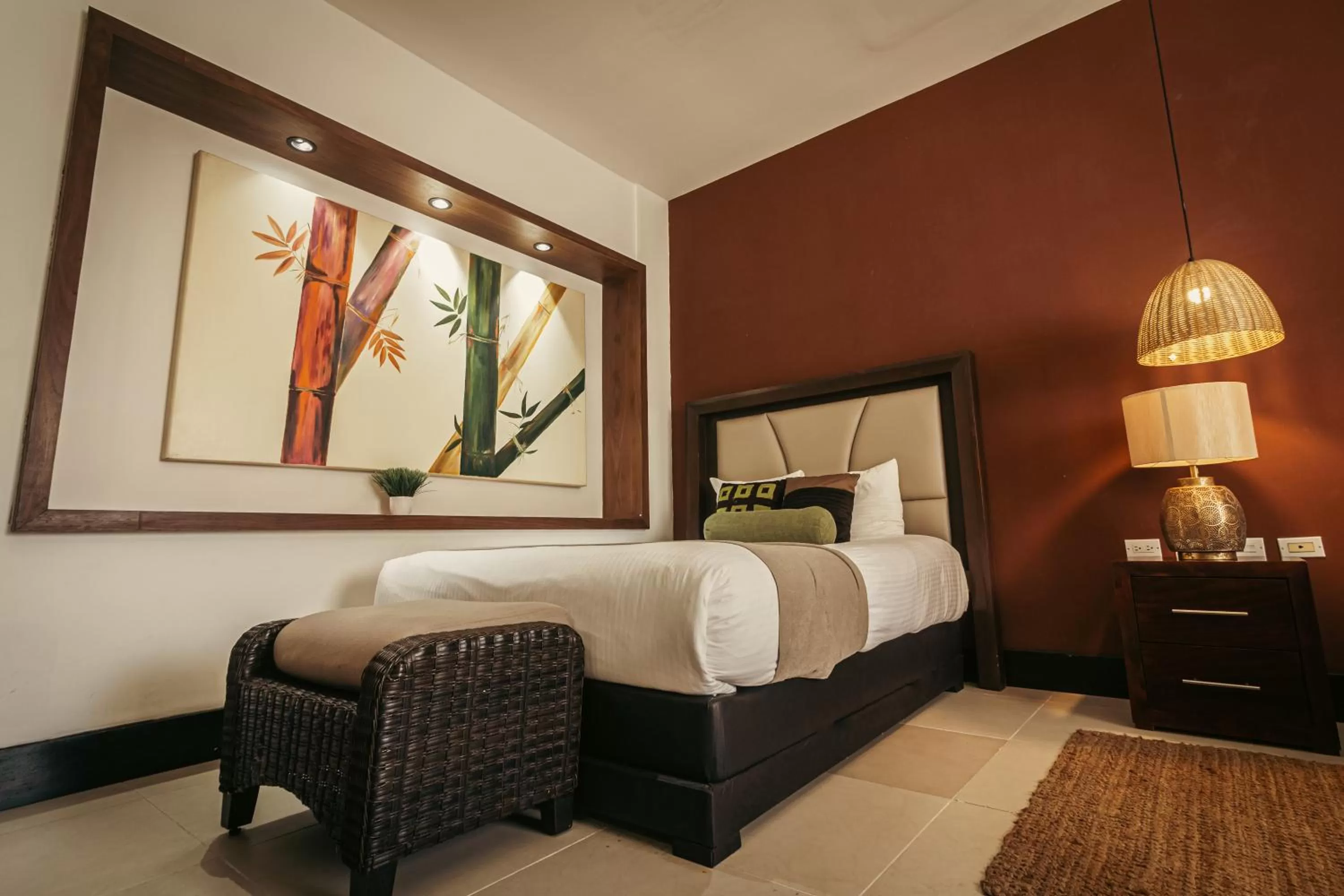 Bed in Aldea Thai