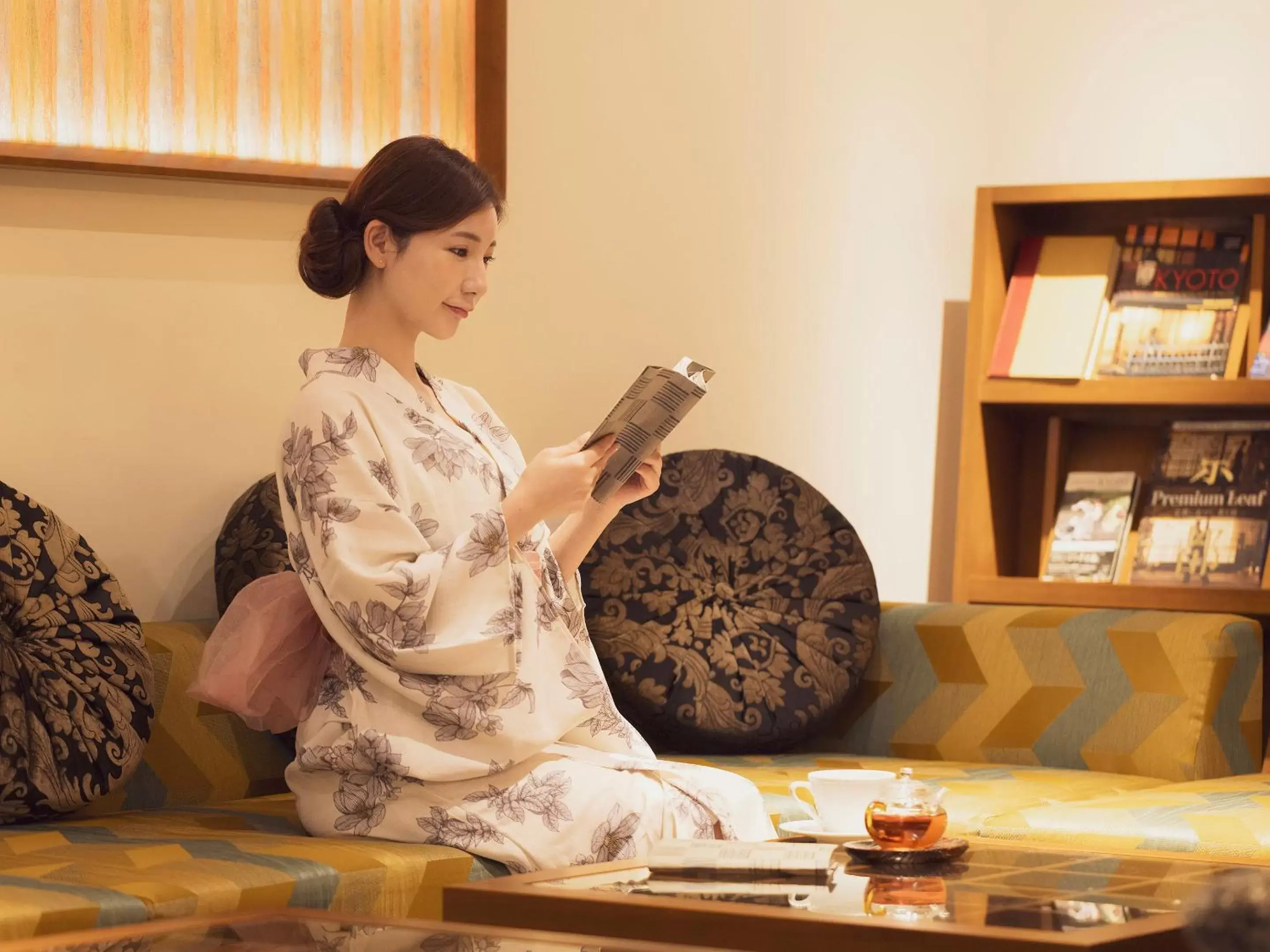 Communal lounge/ TV room in Hotel Gracery Kyoto Sanjo