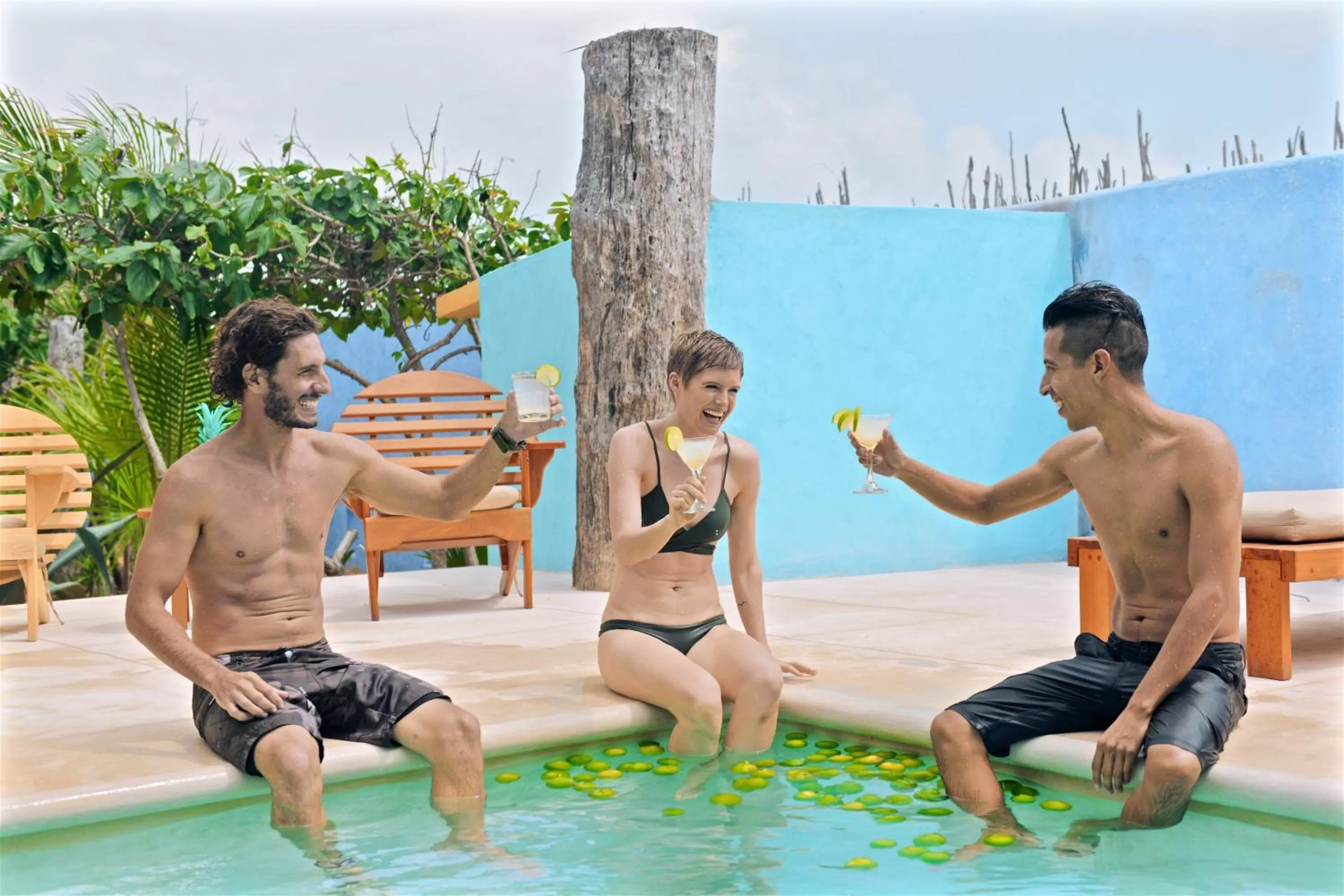 Swimming pool in Zamas Hotel