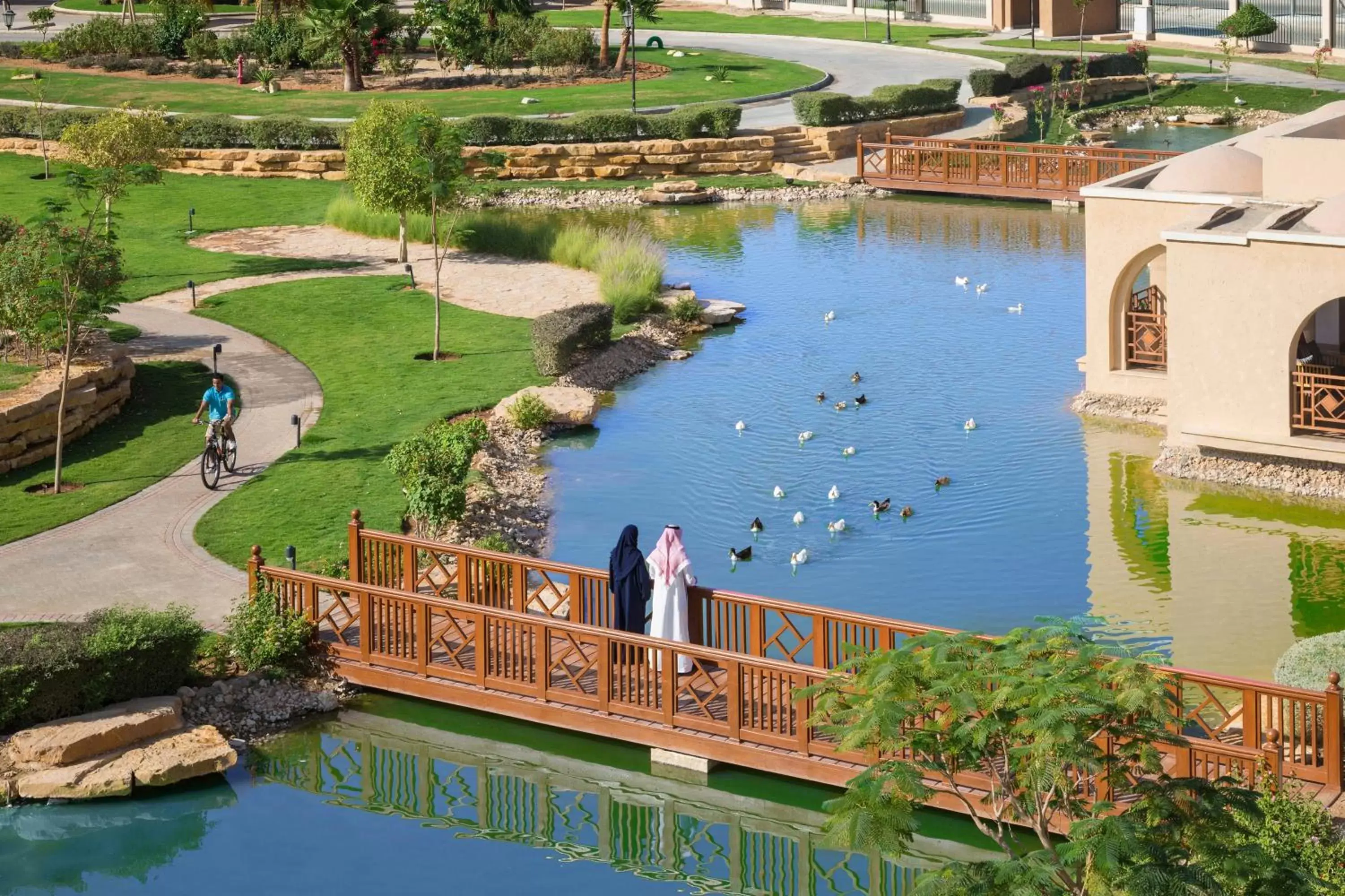 Garden, Pool View in InterContinental Durrat Al Riyadh Resort & Spa, an IHG Hotel