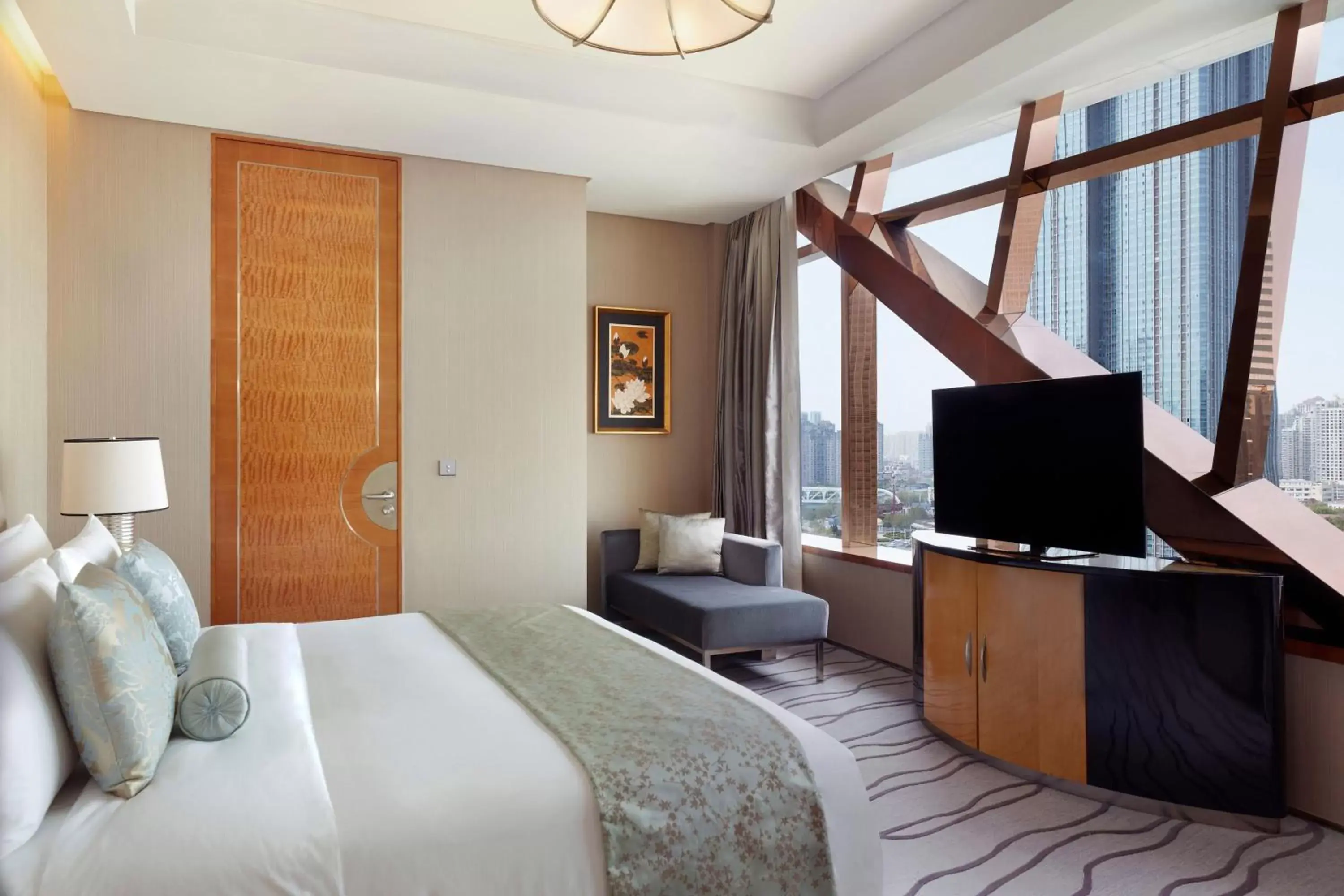 Bedroom, Bed in The St. Regis Tianjin