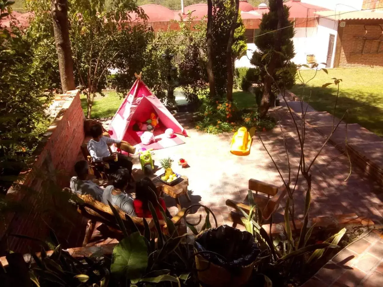 Garden in Hotel Casa Pahpaqui