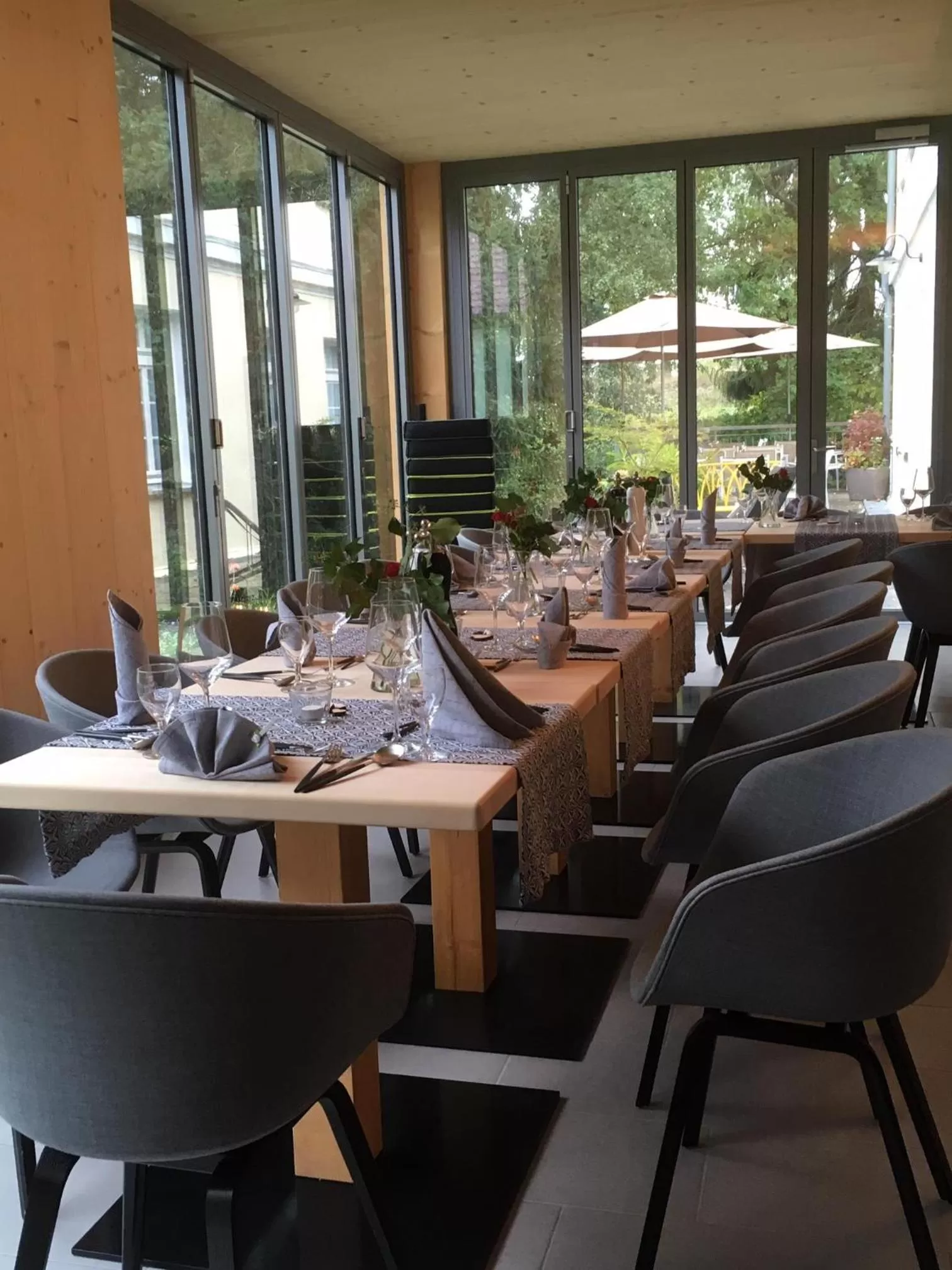 Dining area in Biohotel Schönhagener Mühle