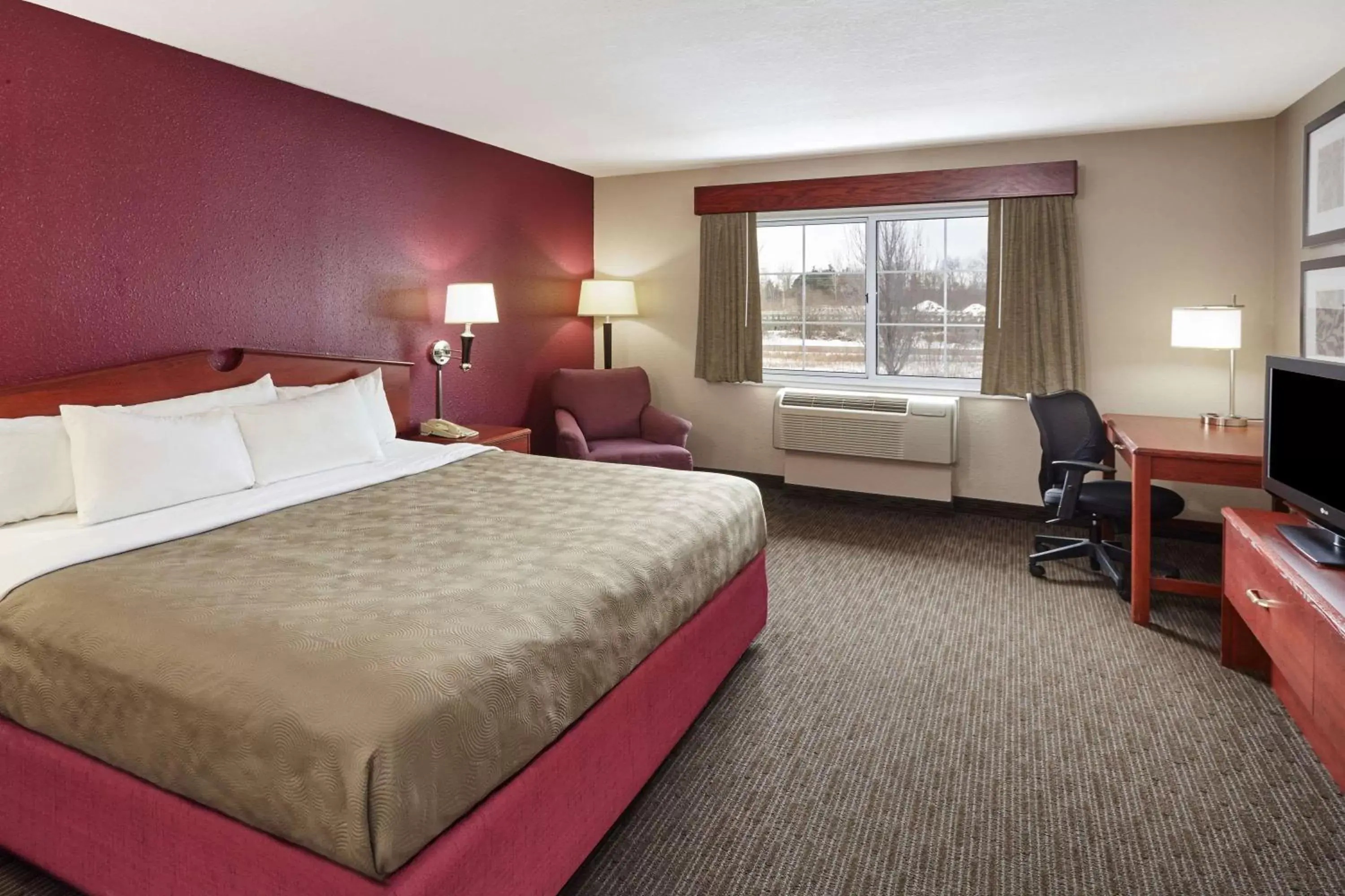 Photo of the whole room, Bed in AmericInn by Wyndham Douglas/Saugatuck