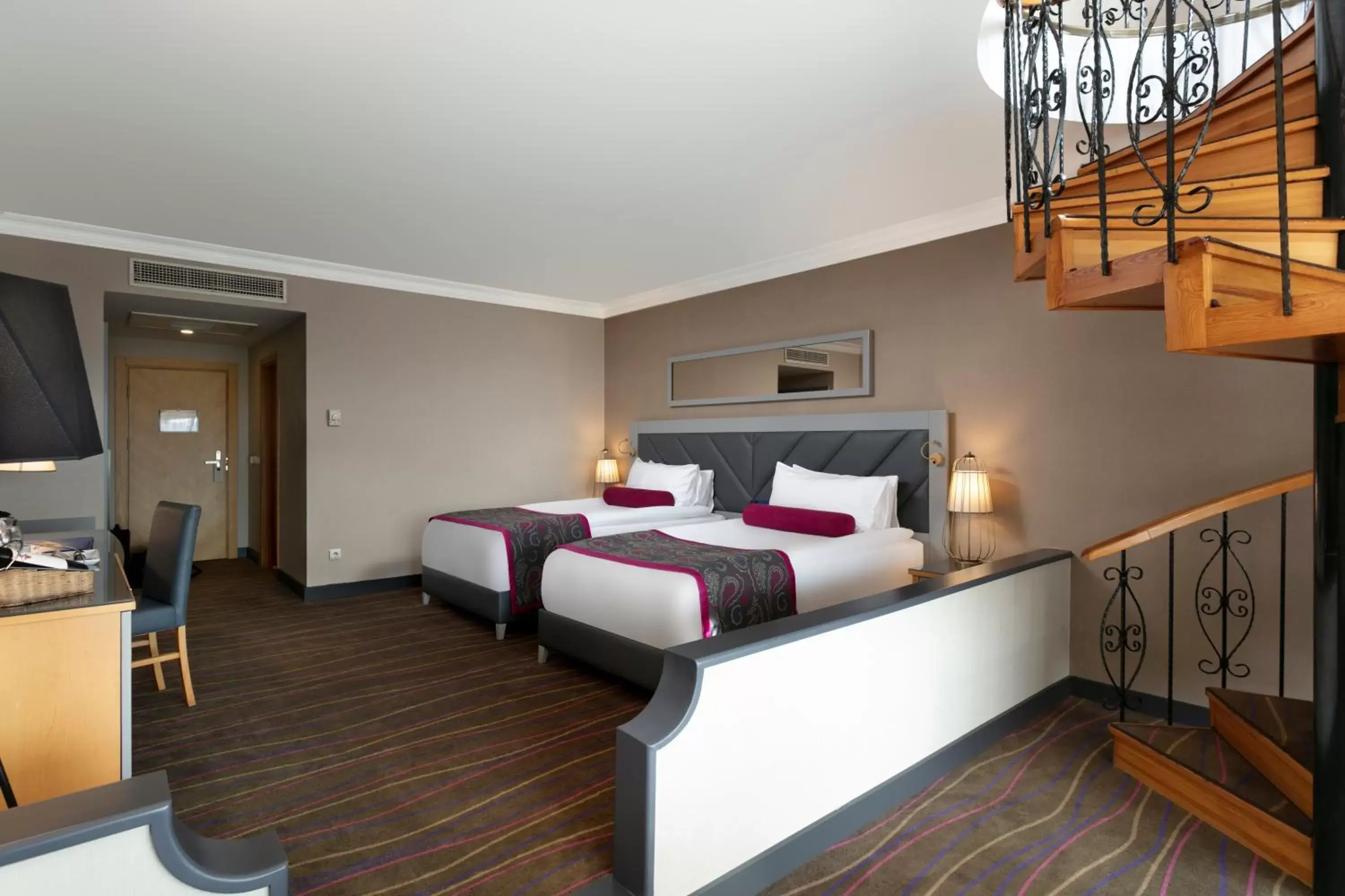 Bed in Sirene Belek Hotel