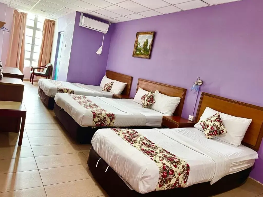 Bed in HOTEL D VIEW MERSING Bed in HOTEL D VIEW MERSING