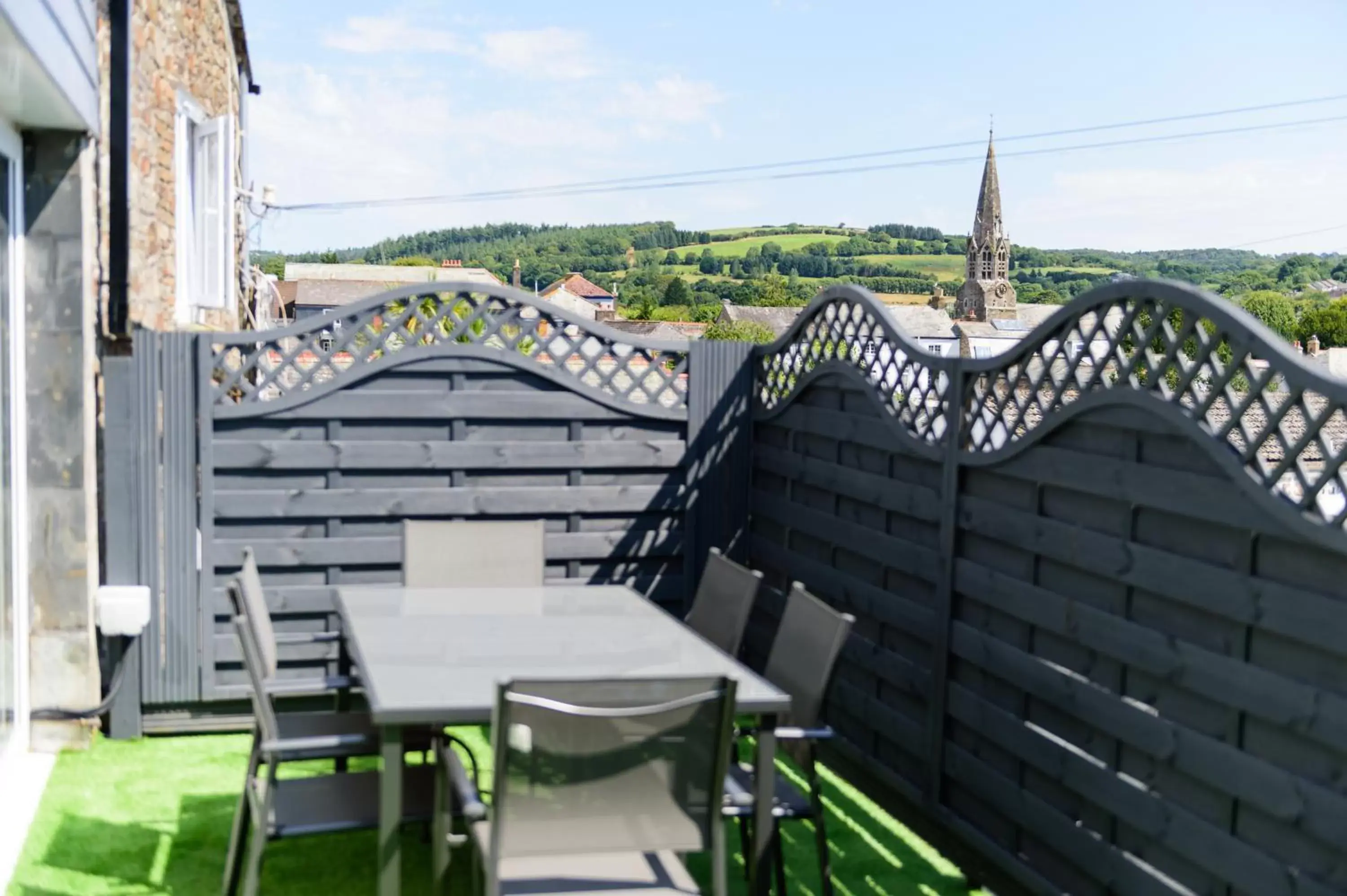 Balcony/Terrace in Best Western Fowey Valley