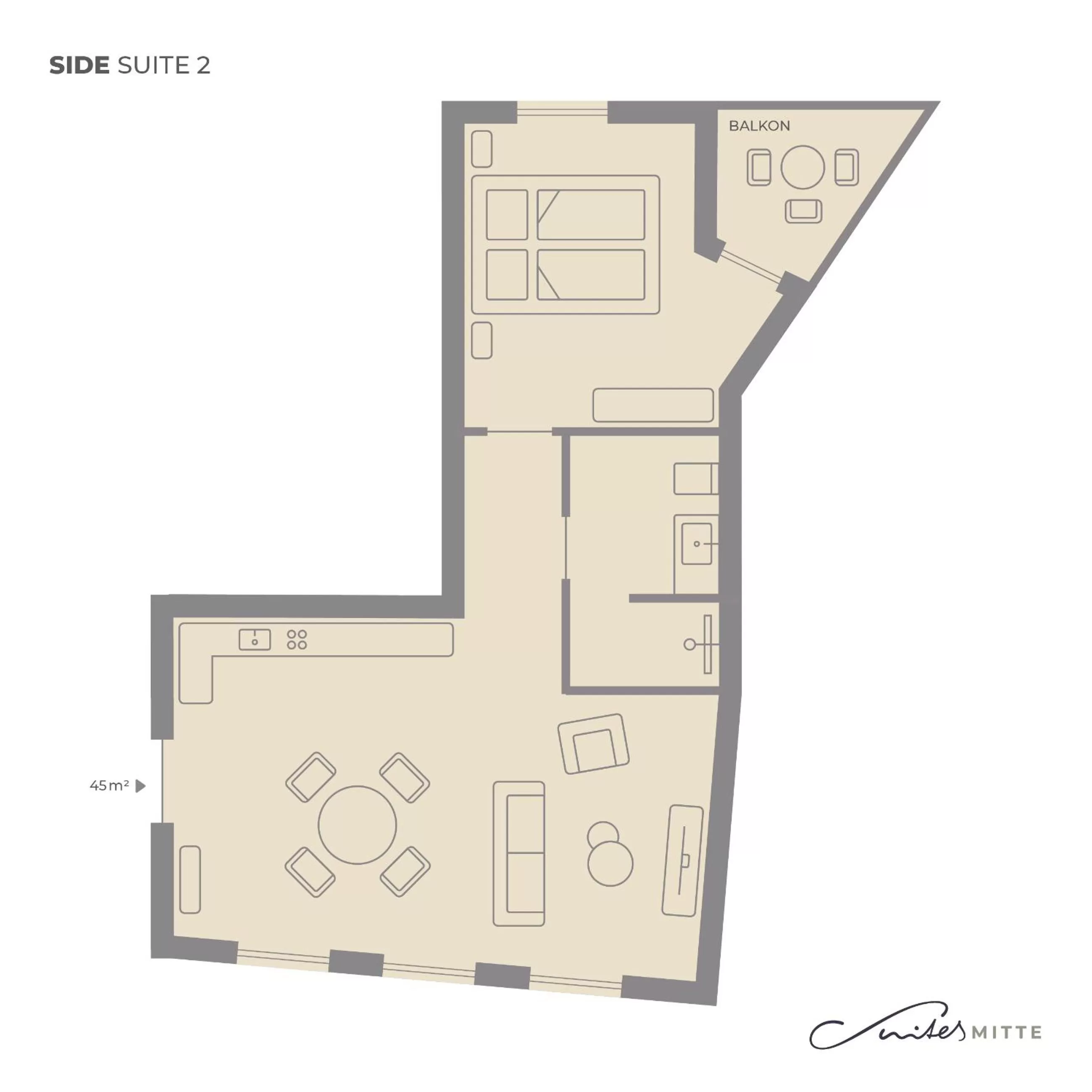 Shower in Suites MITTE - Aparthotel