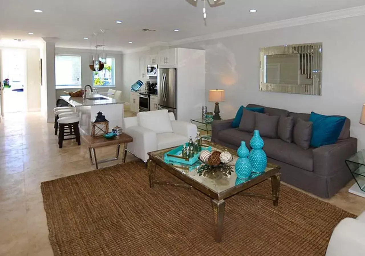 Living room, Seating Area in Palm Cay Marina and Resort