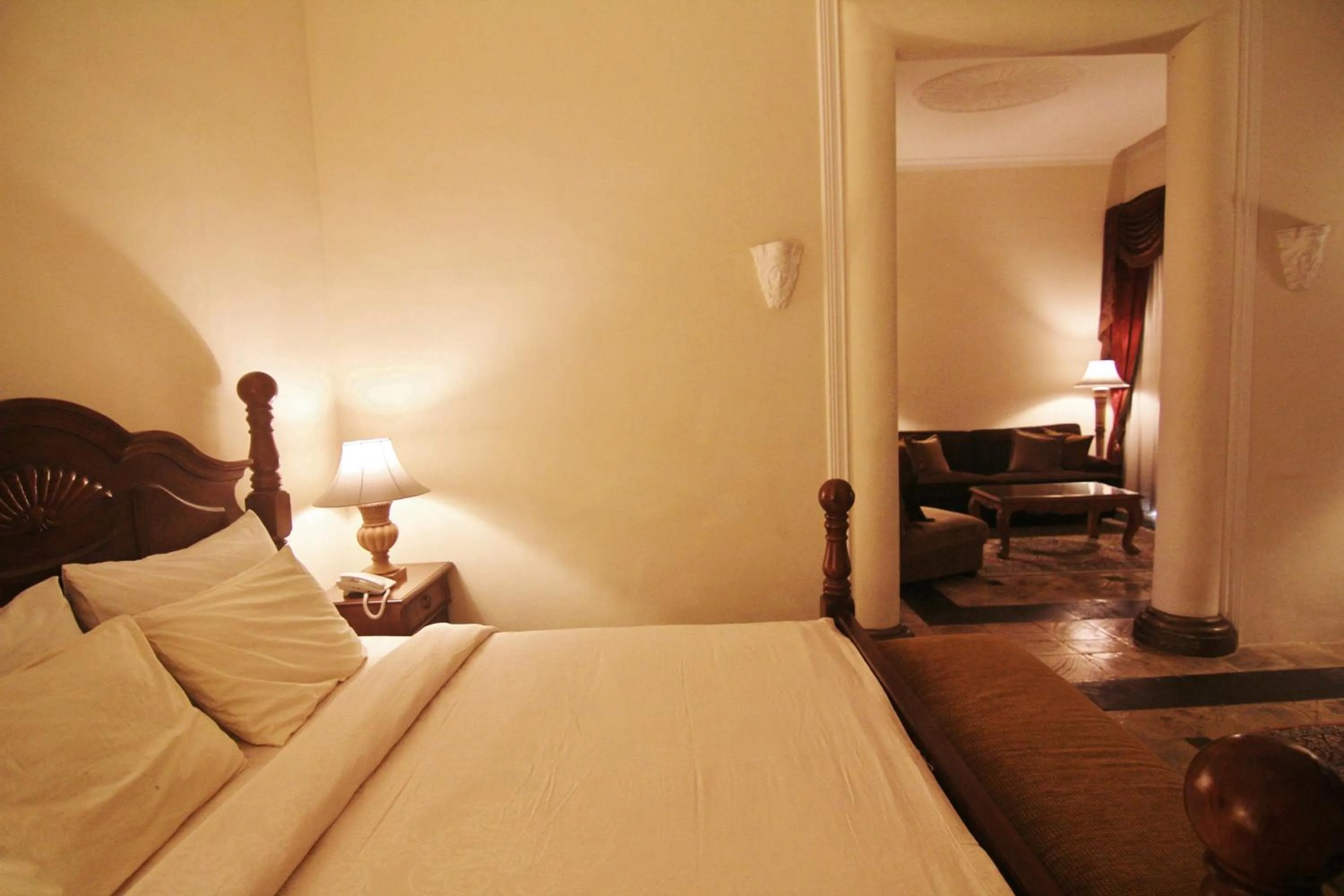 Bed in Sarasvati Borobudur