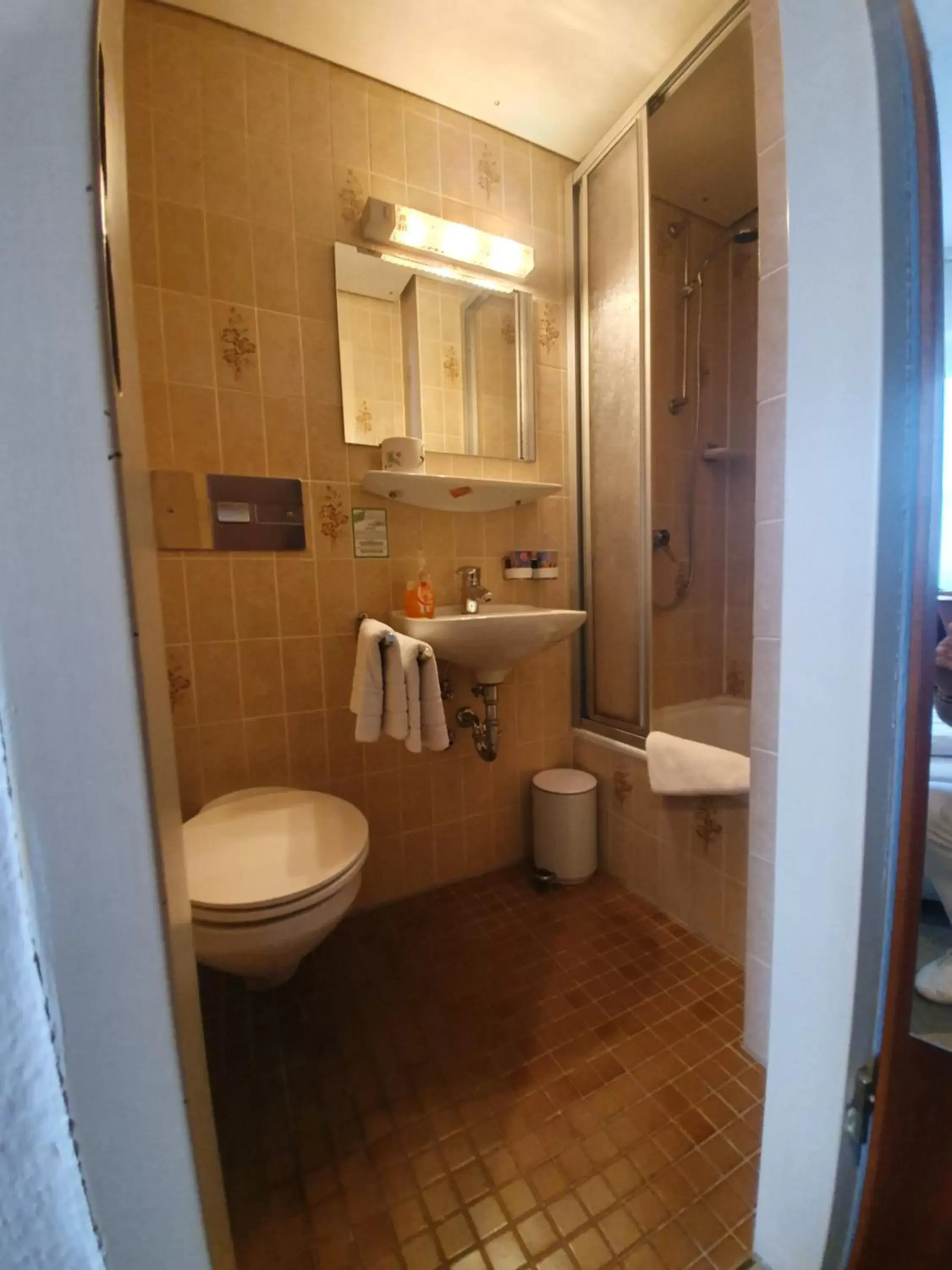 Bathroom in Hotel & Restaurant Krone