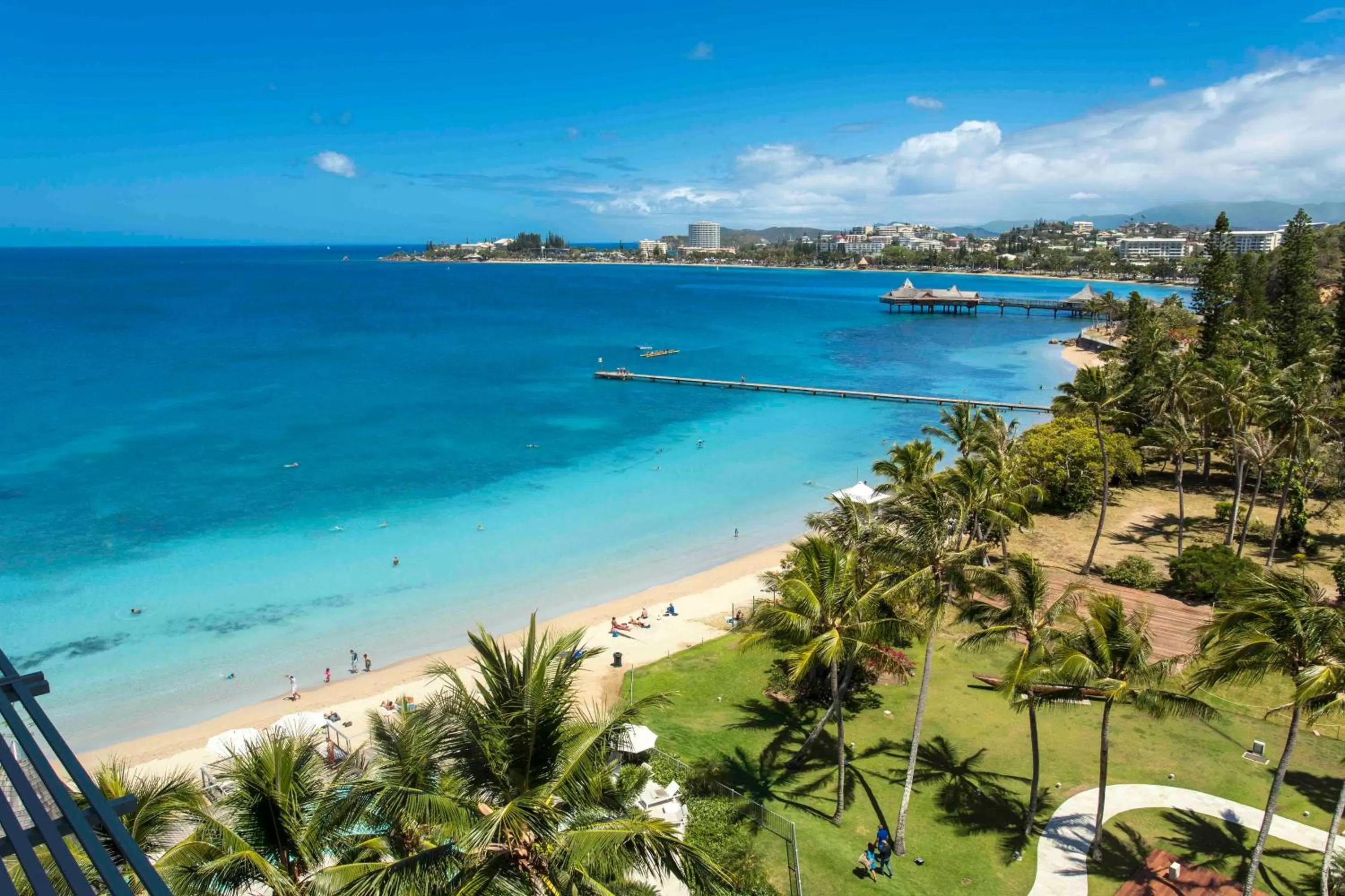 Beach in Chateau Royal Beach Resort & Spa, Noumea