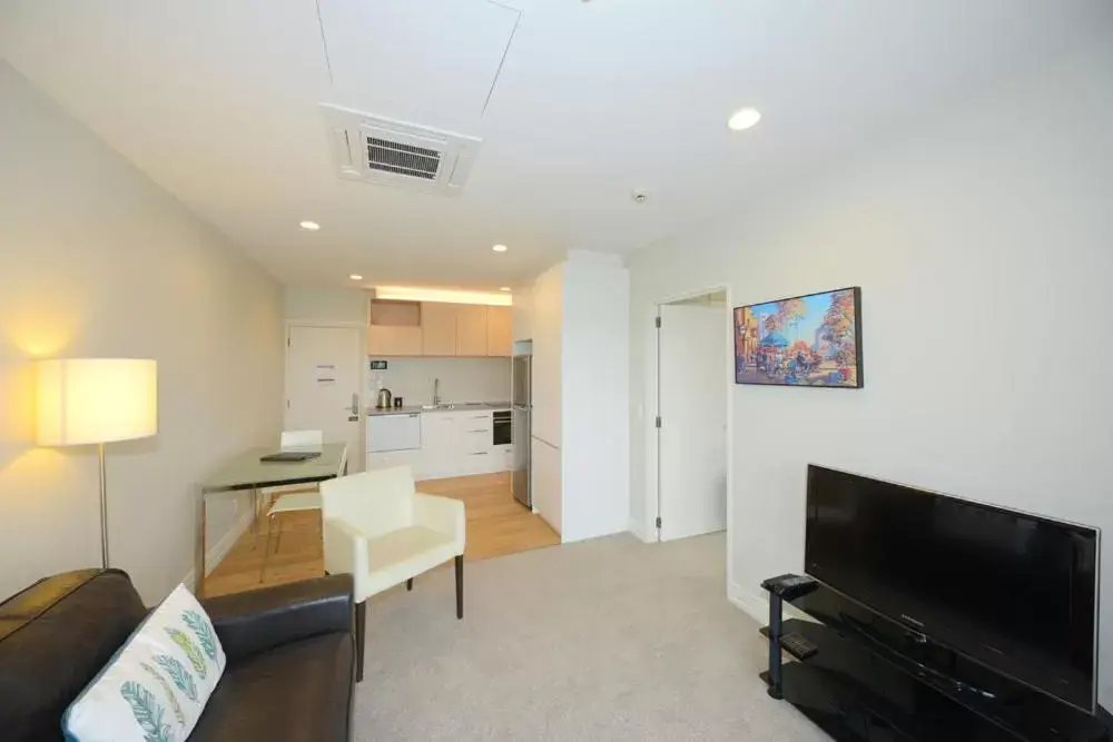 TV/Entertainment Center in West Fitzroy Apartments