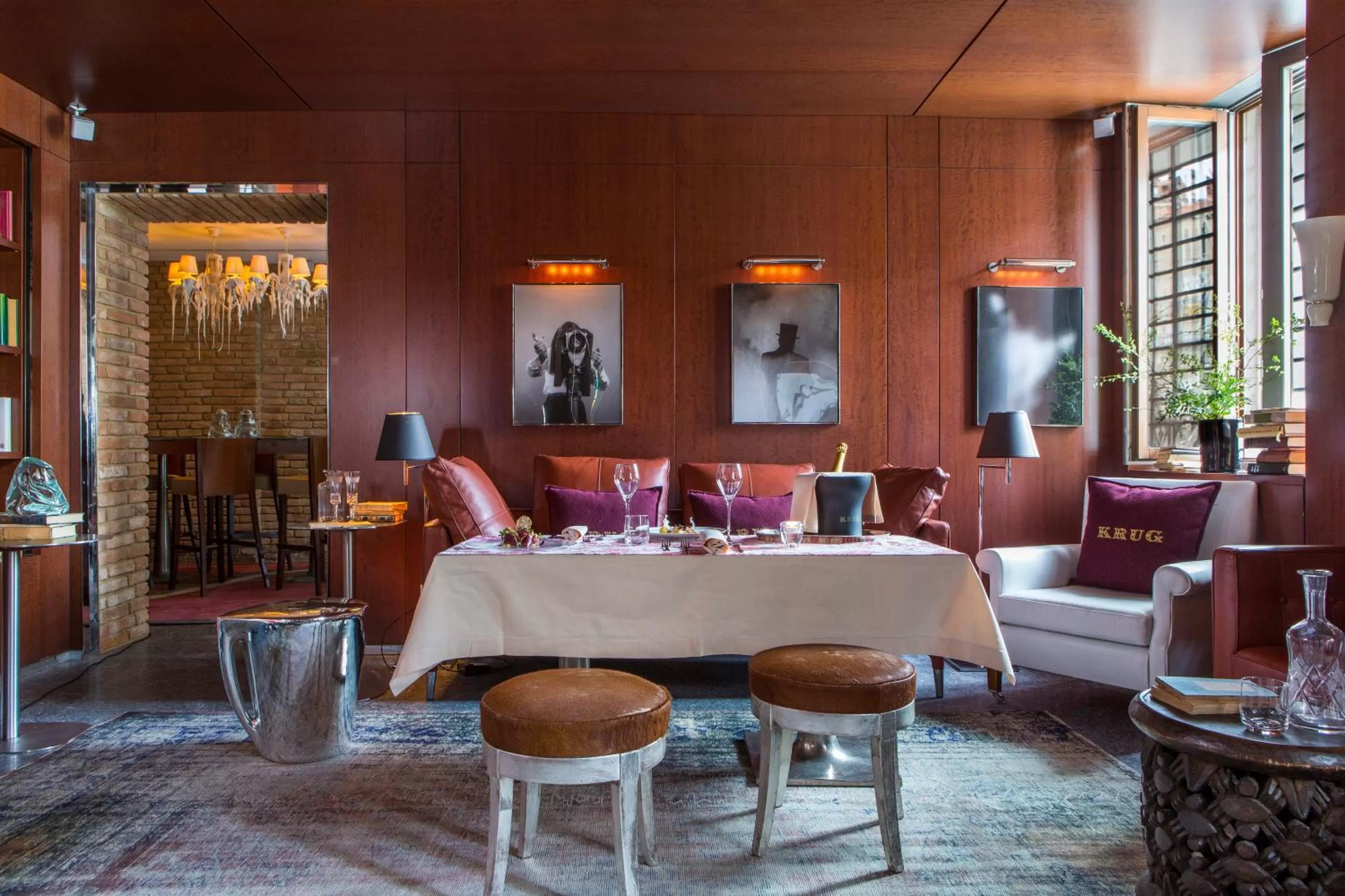 Dining area in Hotel Palazzina Grassi