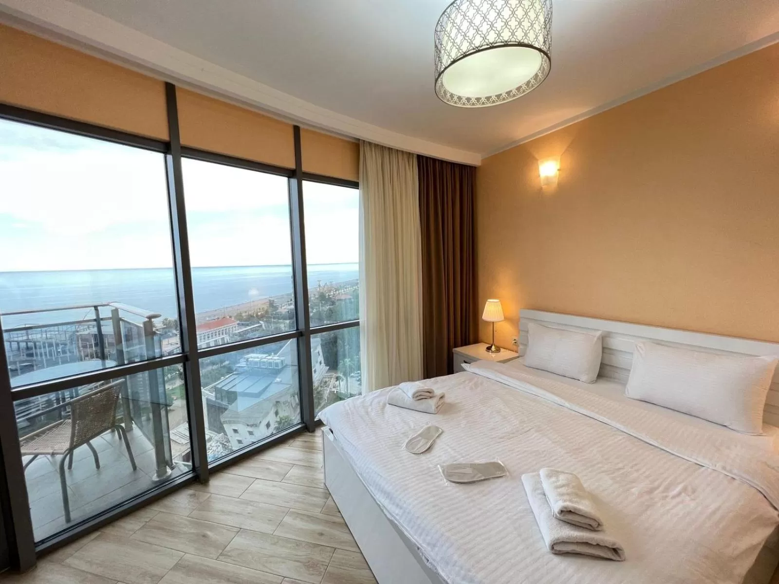 Bed in Holiday Lux Sea Towers Batumi