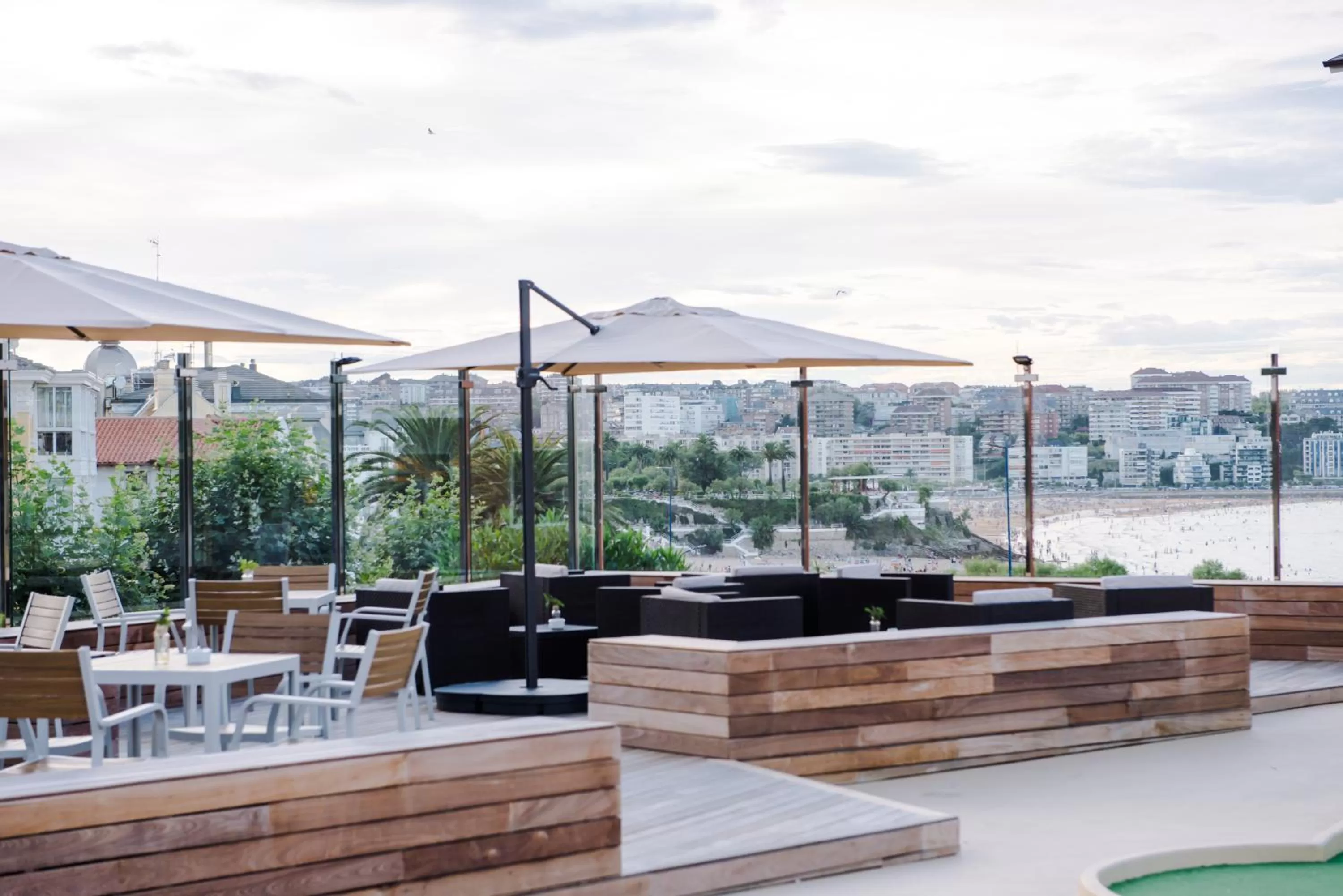 Patio in Gran Hotel Victoria