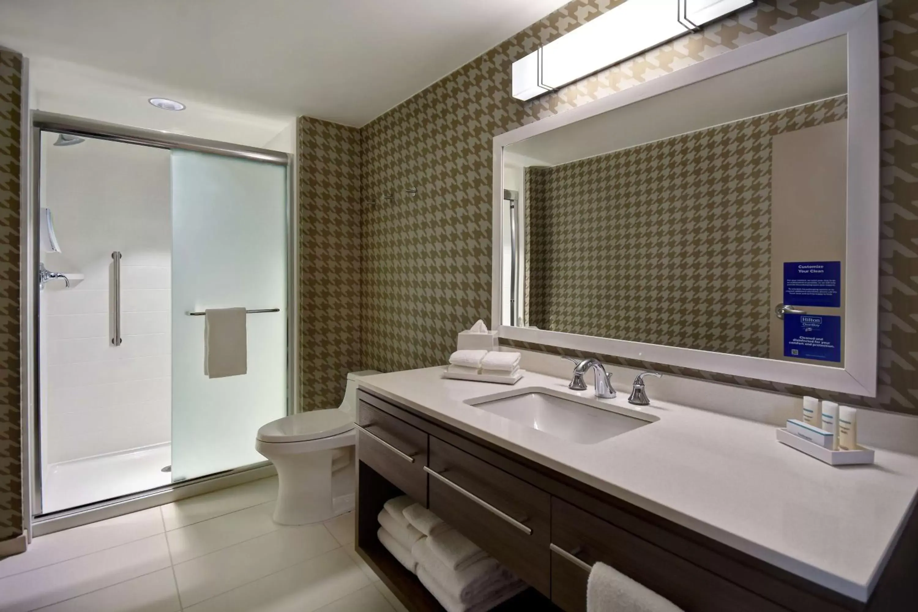 Bathroom in Home2 Suites Wichita Downtown Delano, Ks