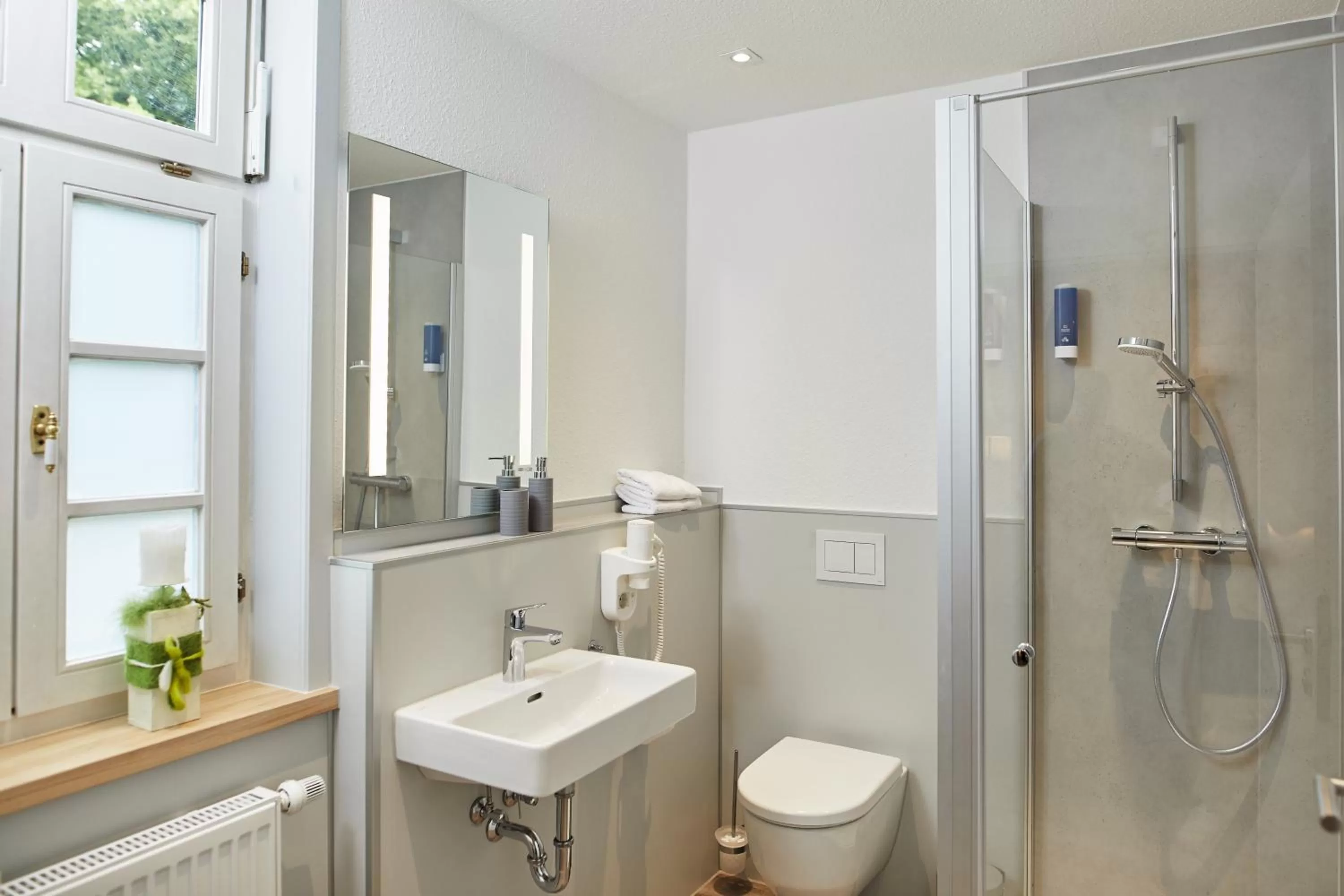 Bathroom in Hotel Landgraf